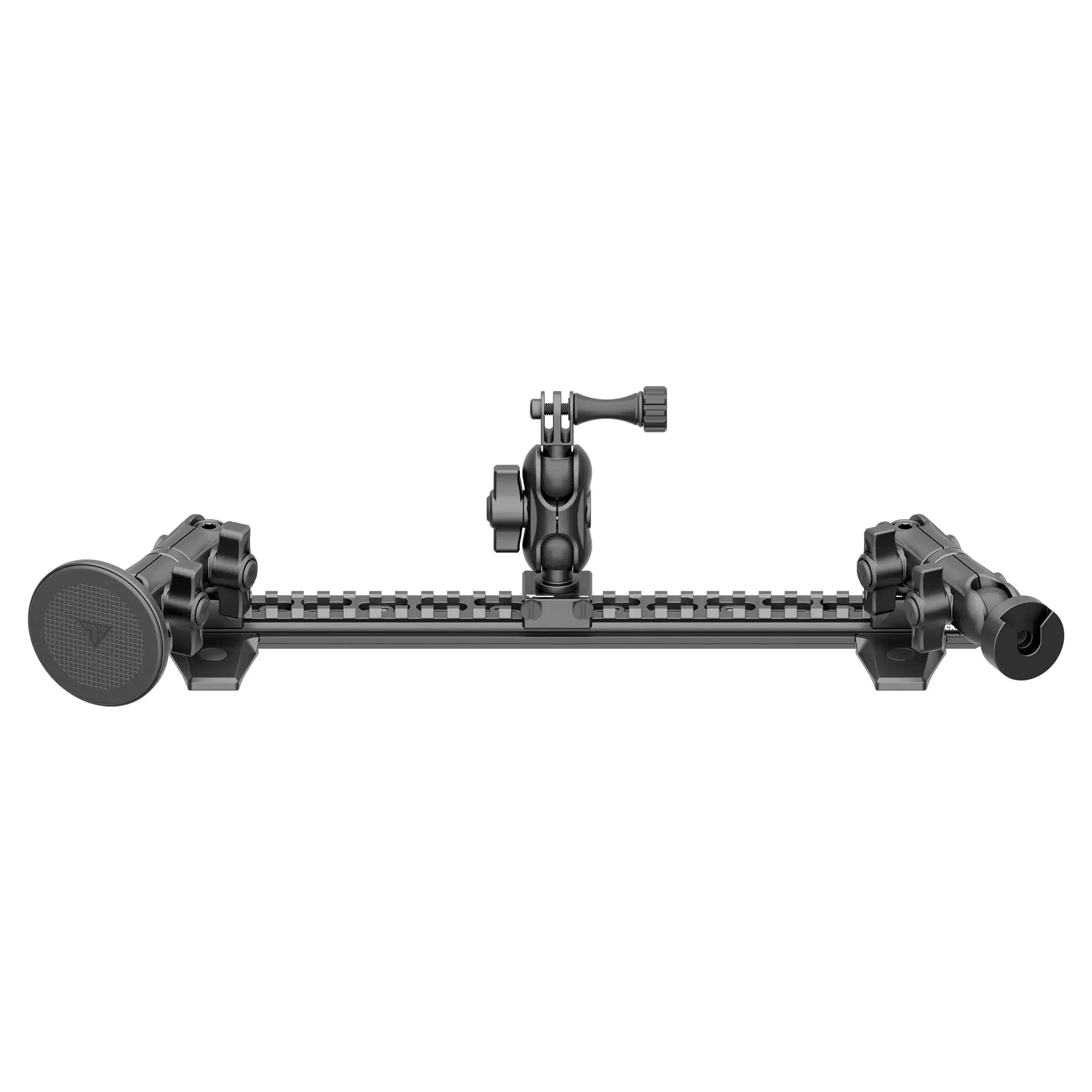 Dash Mount For 2010-2024 Toyota 4Runner Tackform Assault Track Picatinny Dash Bracket With MagSafe Phone, CB Radio Microphone, and GoPro/Action Cam Holders