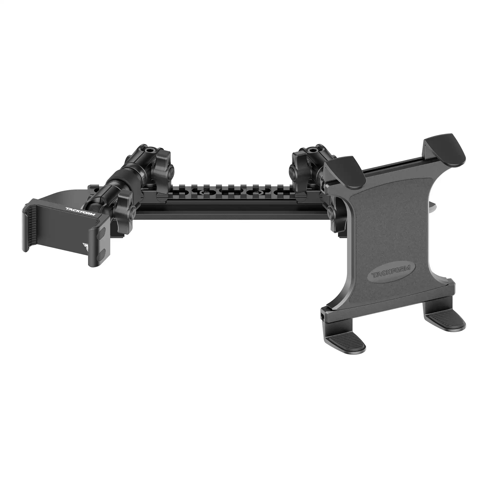2021-2026 Ford F-150 (See Compatibility Info For Specific Year/Trim Fitment Details) Tackform Assault Track Picatinny Dash Bracket With 20LITE Phone & Tablet Mounts