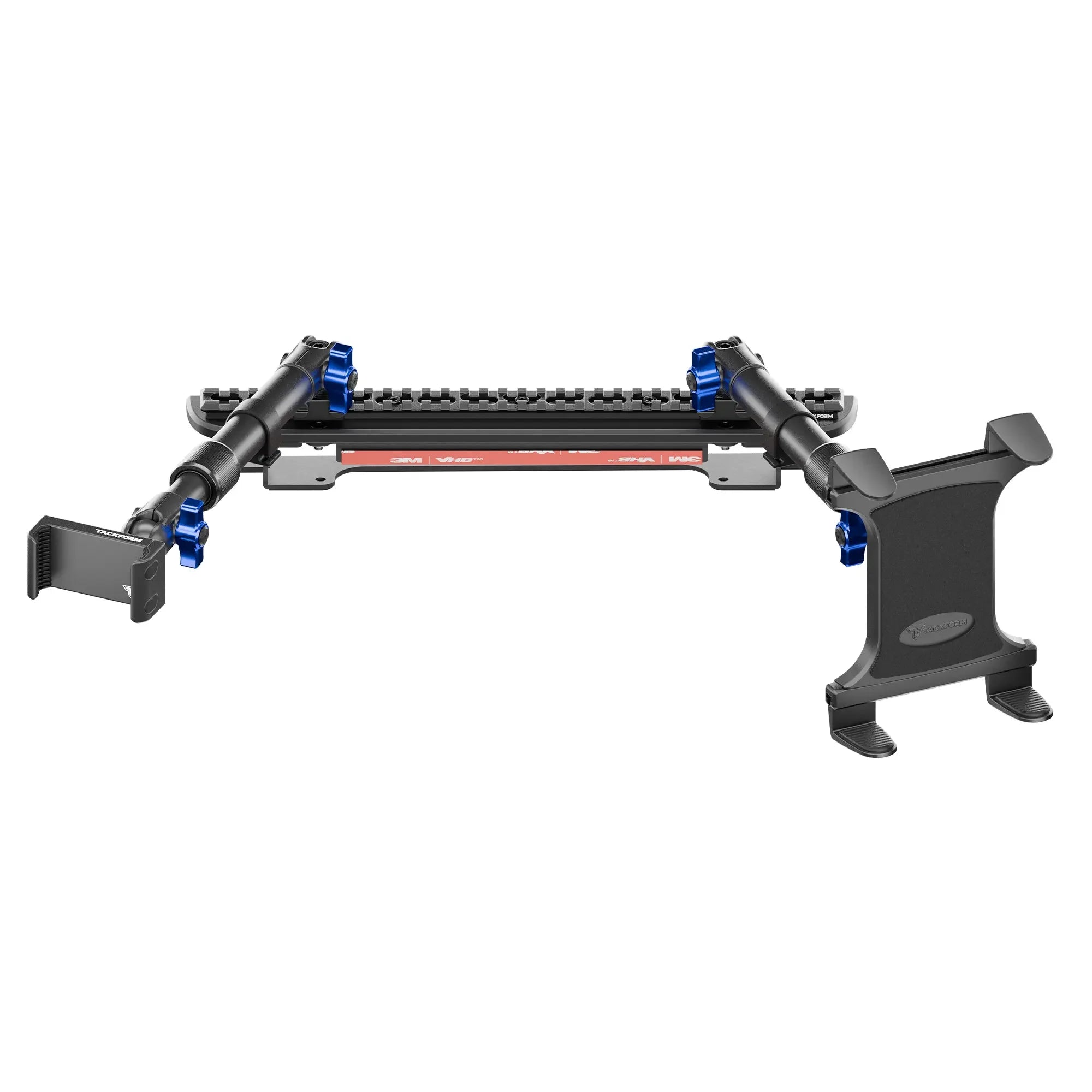 2024-2026 Ford F-150 (See Compatibility Info For Specific Year/Trim Fitment Details) Tackform Assault Track Picatinny Dash Bracket With 20LITE Phone Mount and Tablet Holder | Telescoping Arm
