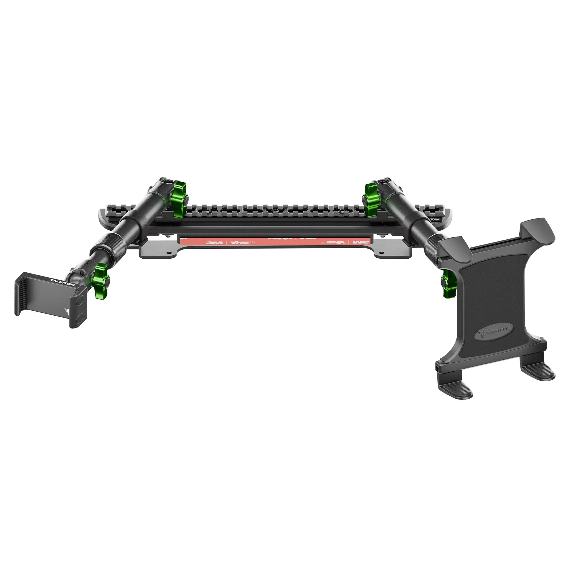 2024-2026 Ford F-150 (See Compatibility Info For Specific Year/Trim Fitment Details) Tackform Assault Track Picatinny Dash Bracket With 20LITE Phone Mount and Tablet Holder | Telescoping Arm
