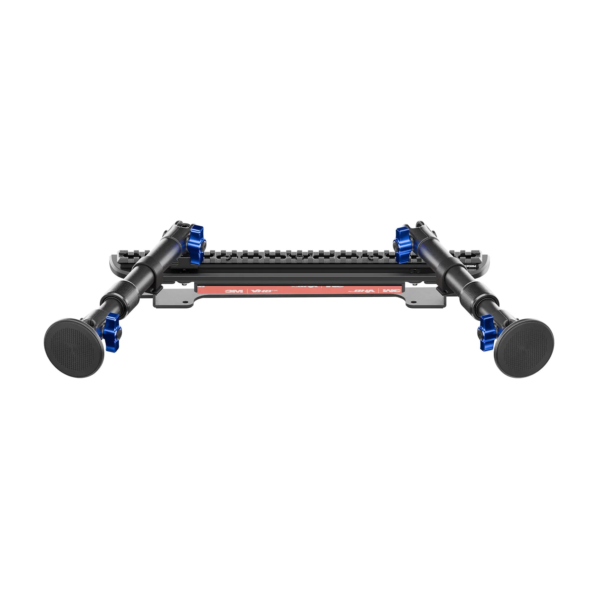 2024-2026 Ford F-150 (See Compatibility Info For Specific Year/Trim Fitment Details) Tackform Assault Track Picatinny Dash Bracket With Dual MagSafe Phone Mounts | Telescoping Arm
