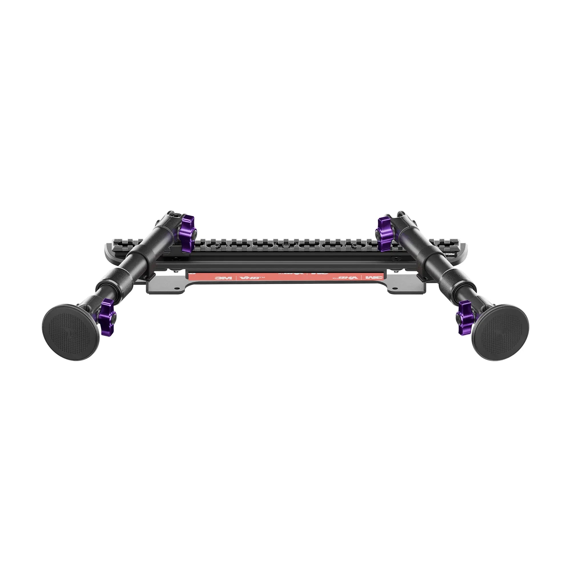 2024-2026 Ford F-150 (See Compatibility Info For Specific Year/Trim Fitment Details) Tackform Assault Track Picatinny Dash Bracket With Dual MagSafe Phone Mounts | Telescoping Arm