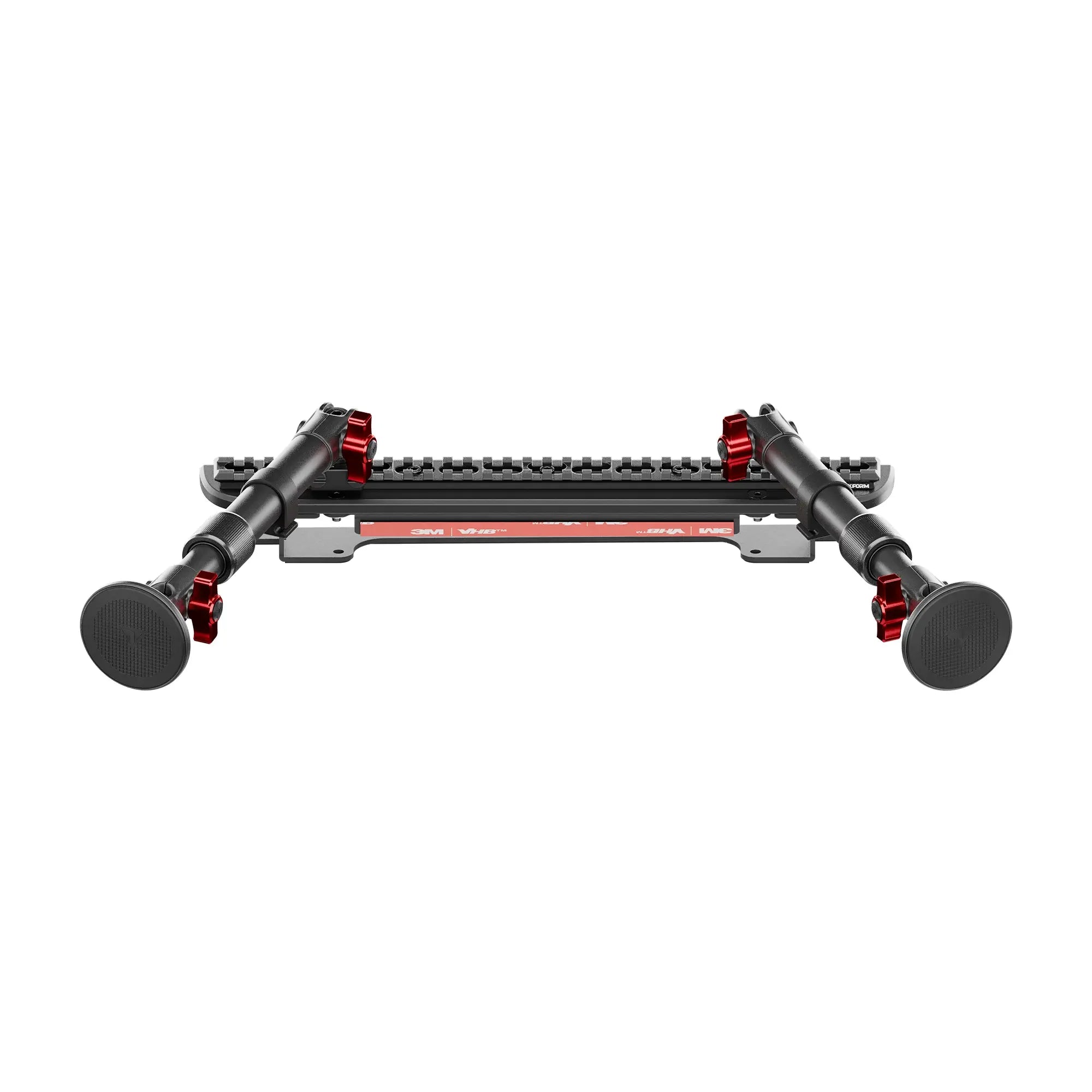 2024-2026 Ford F-150 (See Compatibility Info For Specific Year/Trim Fitment Details) Tackform Assault Track Picatinny Dash Bracket With Dual MagSafe Phone Mounts | Telescoping Arm