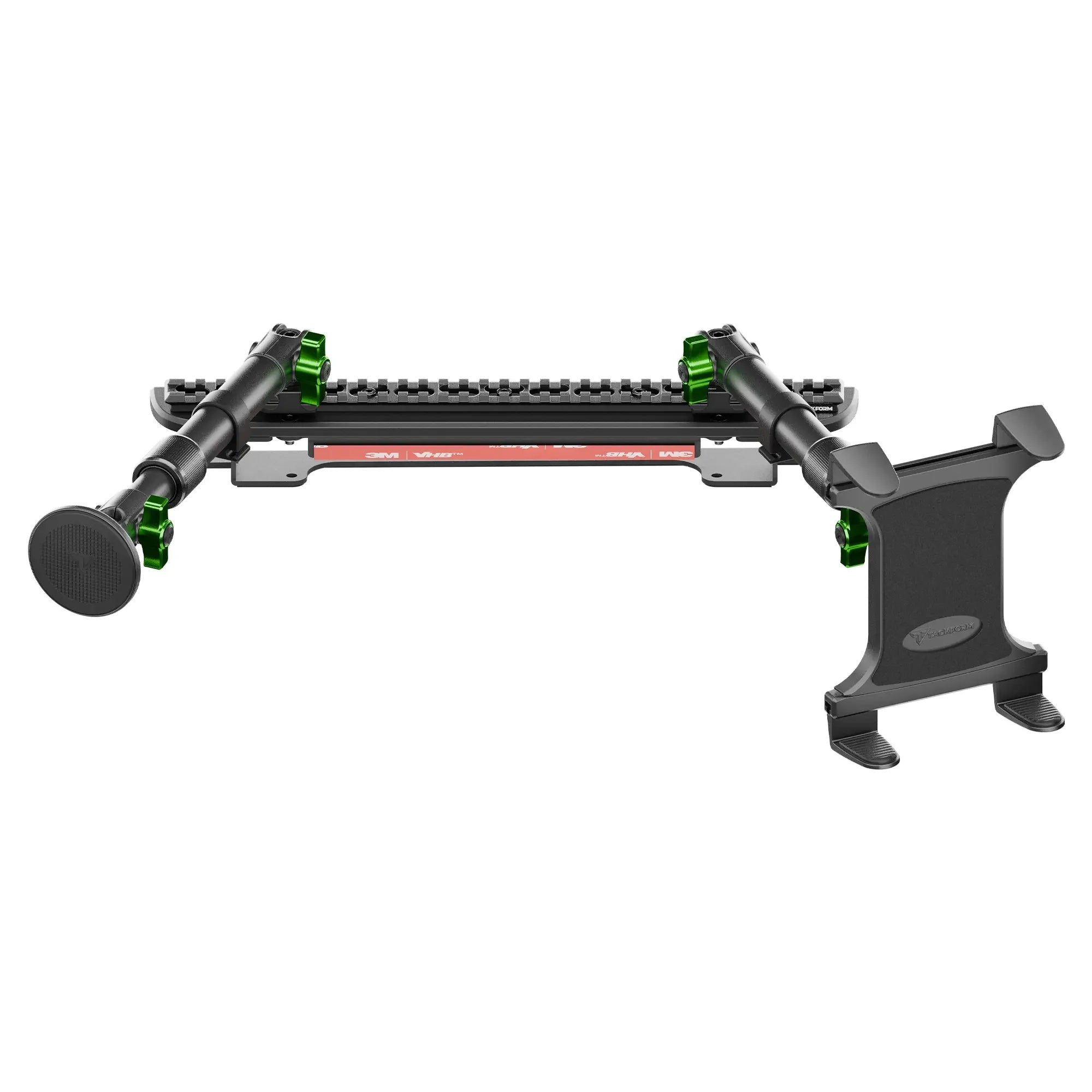 2024-2026 Ford F-150 (See Compatibility Info For Specific Year/Trim Fitment Details) Tackform Assault Track Picatinny Dash Bracket With MagSafe Phone Mount and Tablet Holder | Telescoping Arm