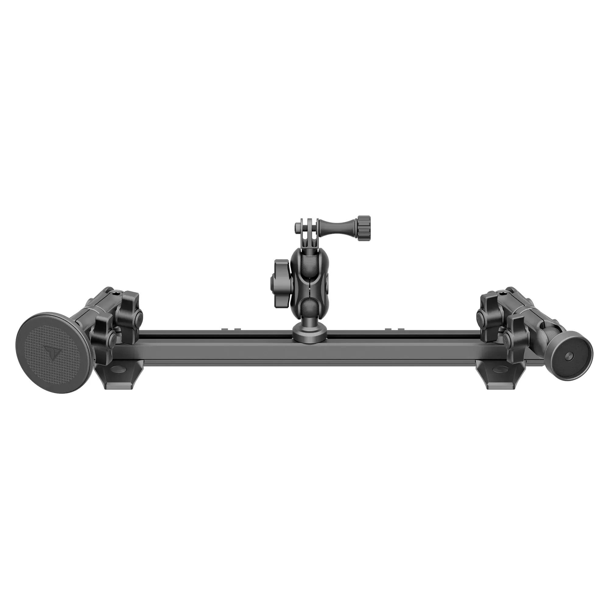 Dash Mount For 2010-2024 Toyota 4Runner Tackform Slim Track Dash Bracket With MagSafe Phone Mount, Midland Magnetic Radio Microphone & GoPro/Action Camera Mount