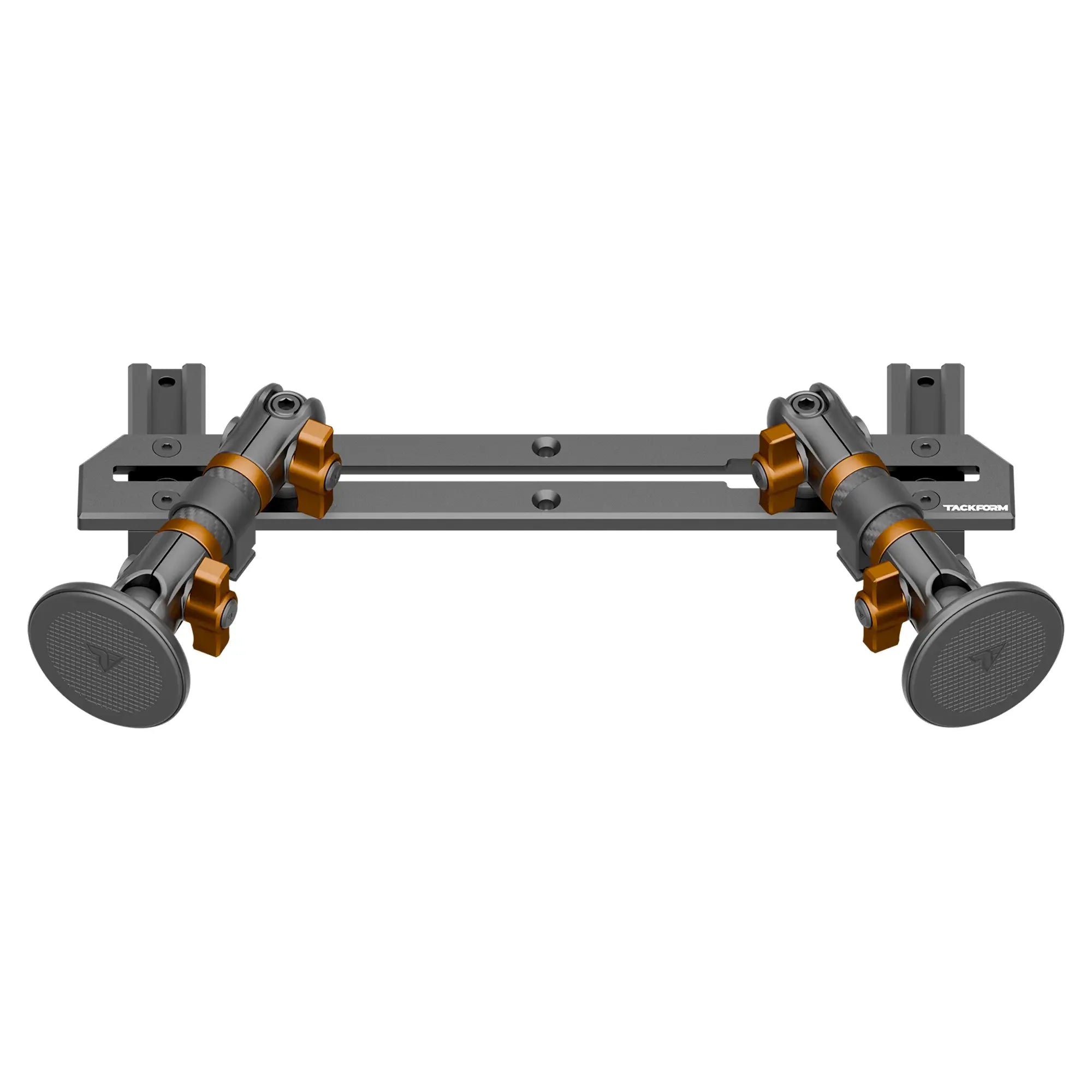2023-2026 Ford Super Duty (F-250 Through F-600) Tackform Slim Track Dash Bracket With Dual MagSafe Phone Mounts