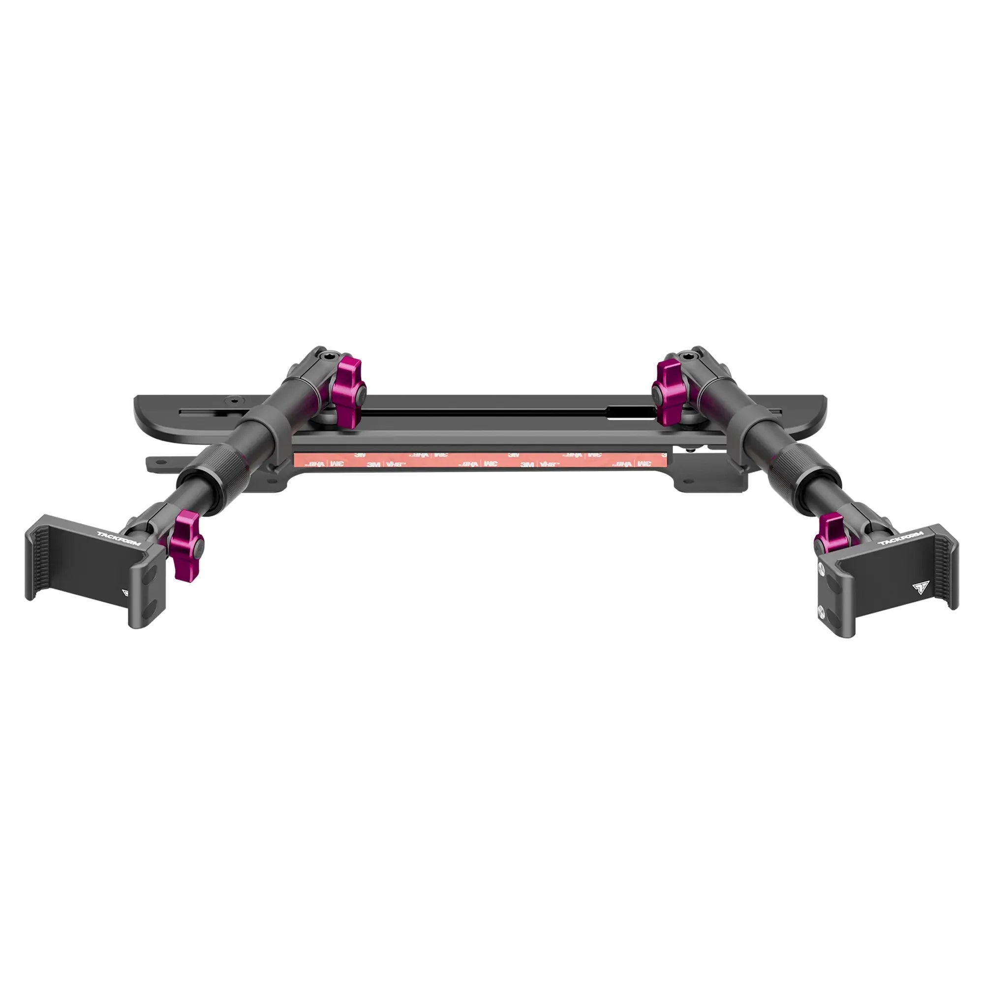 2024-2026 Ford F-150 (See Compatibility Info For Specific Year/Trim Fitment Details) Tackform Slim Track Dash Bracket With Dual 20LITE Phone Mounts | Telescoping Arm