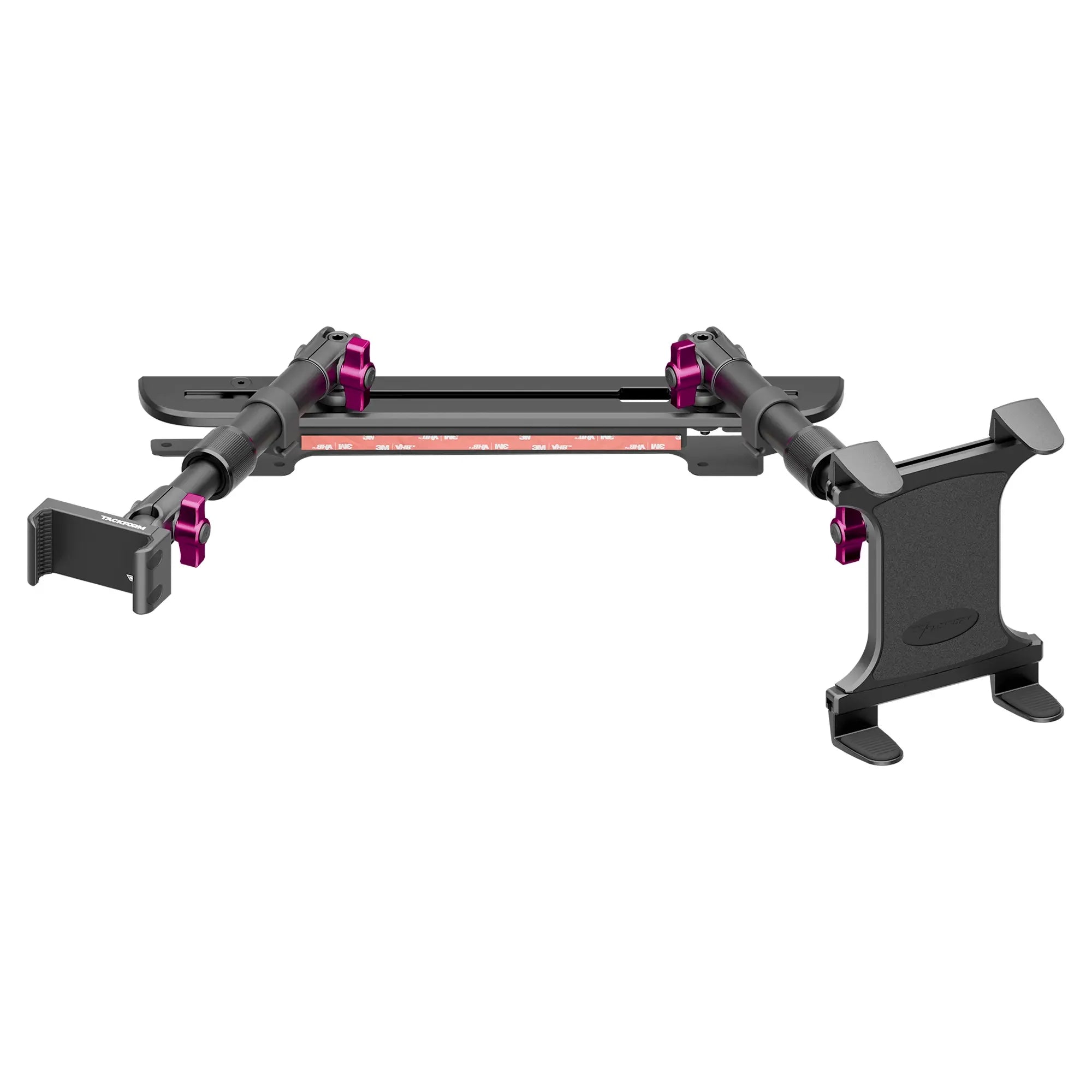 2024-2026 Ford F-150 (See Compatibility Info For Specific Year/Trim Fitment Details) Tackform Slim Track Dash Bracket With 20LITE Phone Mount and Tablet Holder | Telescoping Arm