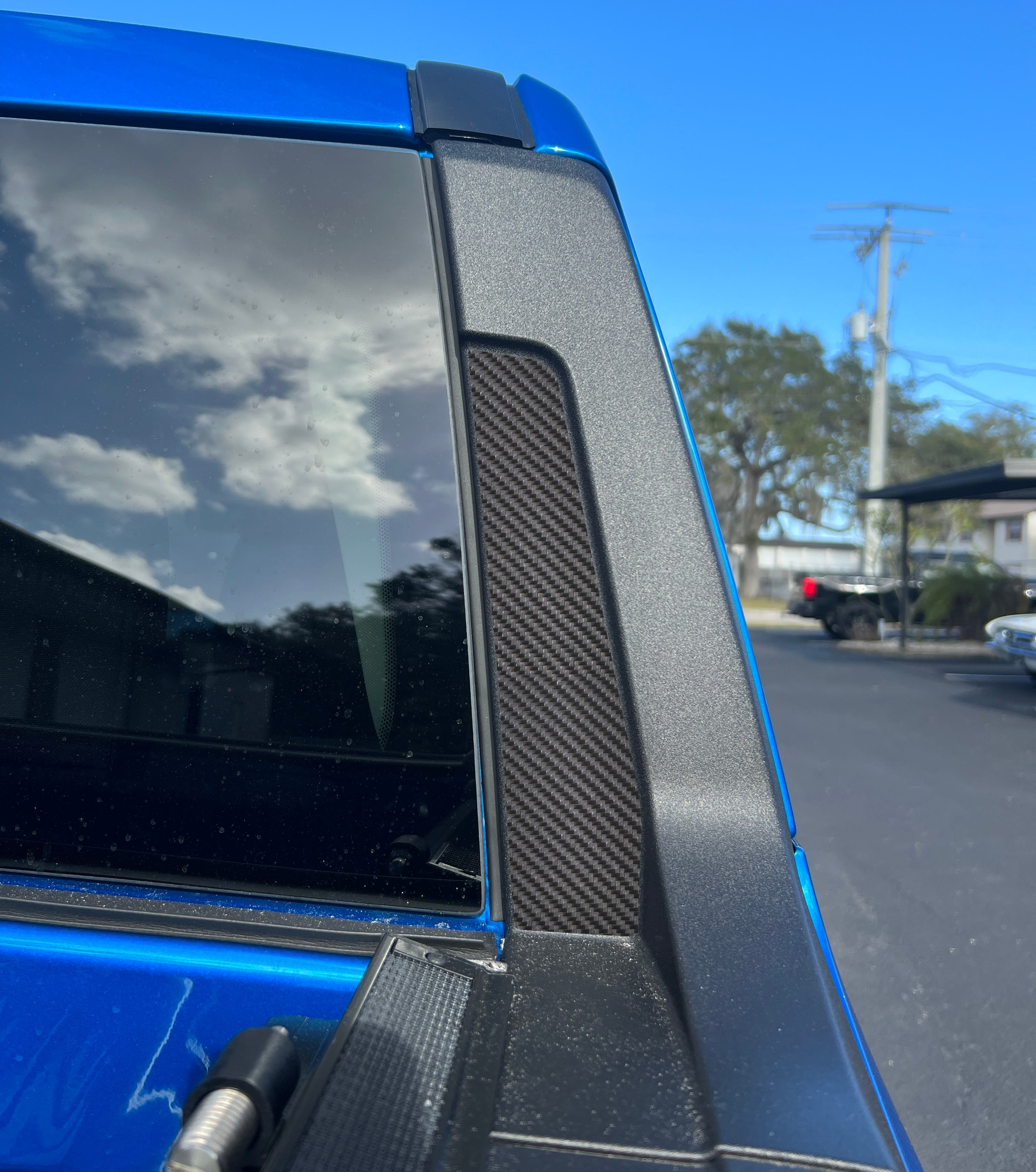 Rear Outer Cab Accent Overlays Fits 2022-2026 Ford Maverick