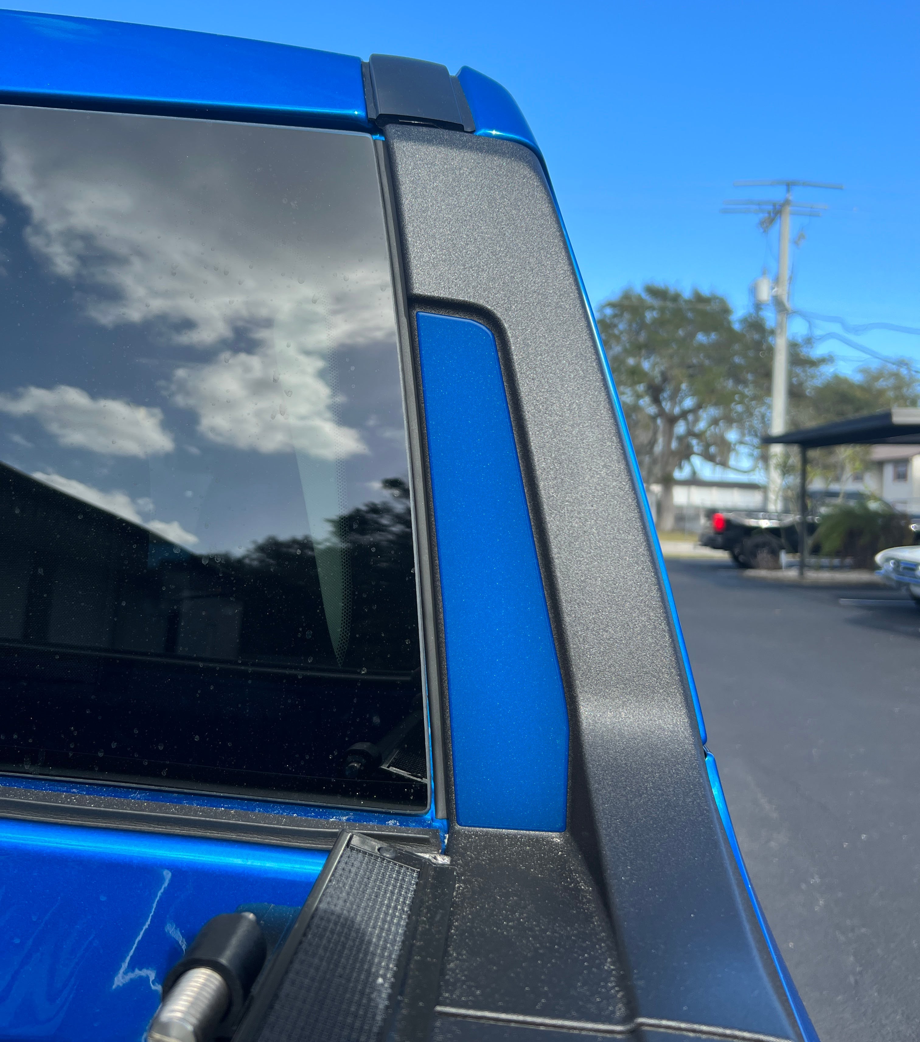 Rear Outer Cab Accent Overlays Fits 2022-2026 Ford Maverick