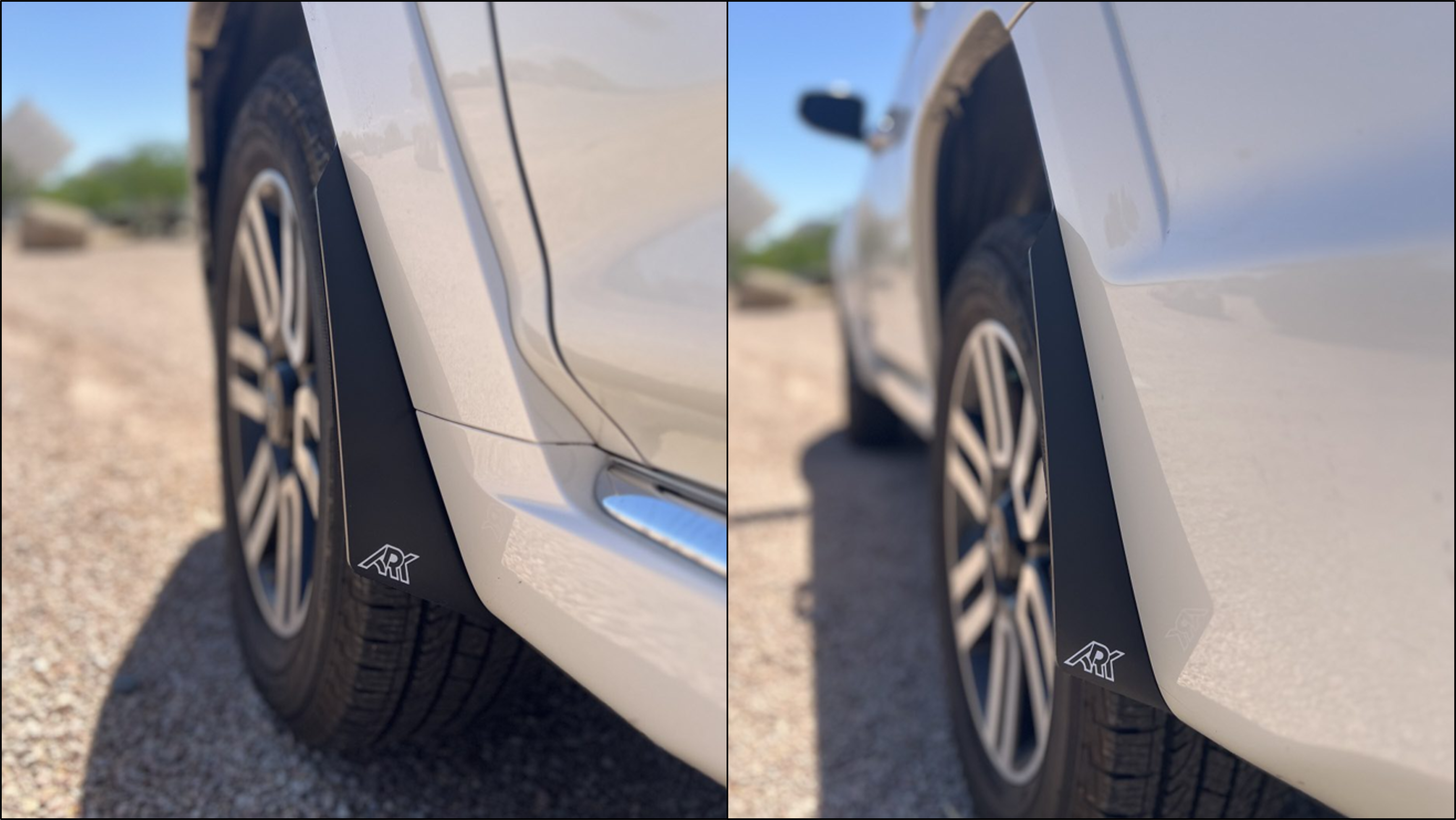 TriXPoly Micro Flare Mudflap Deletes For 2010-2024 Toyota 4Runner Limited