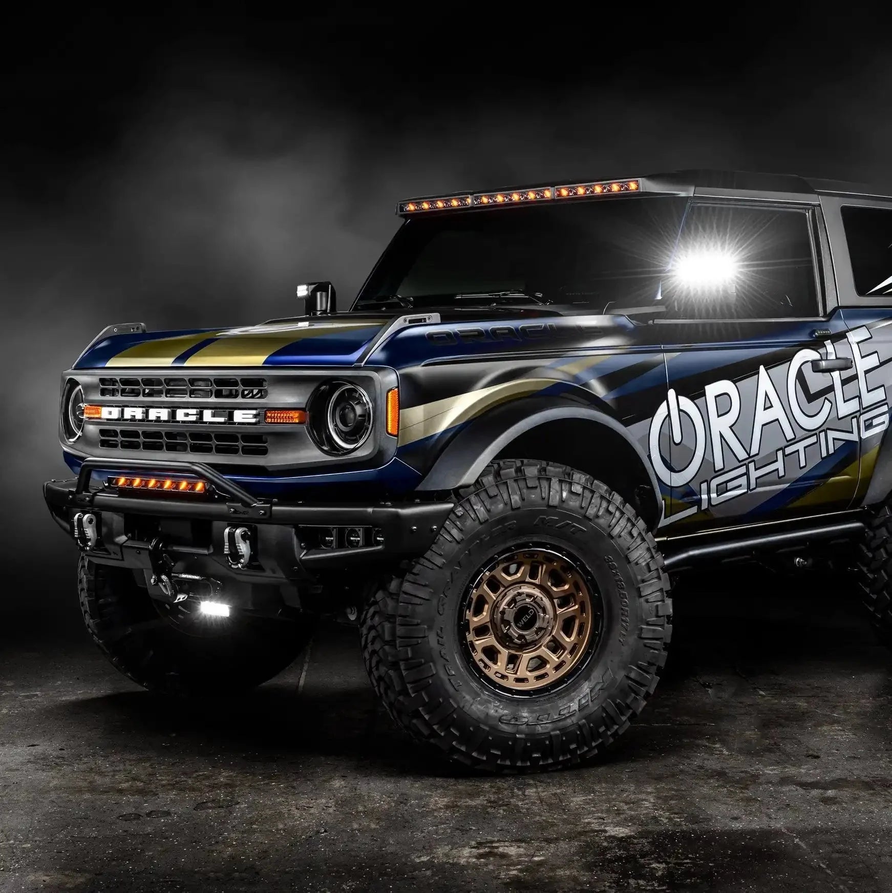 Integrated Roof LED Light Bar For Ford Bronco | ORACLE 18,000 Lumens 240W