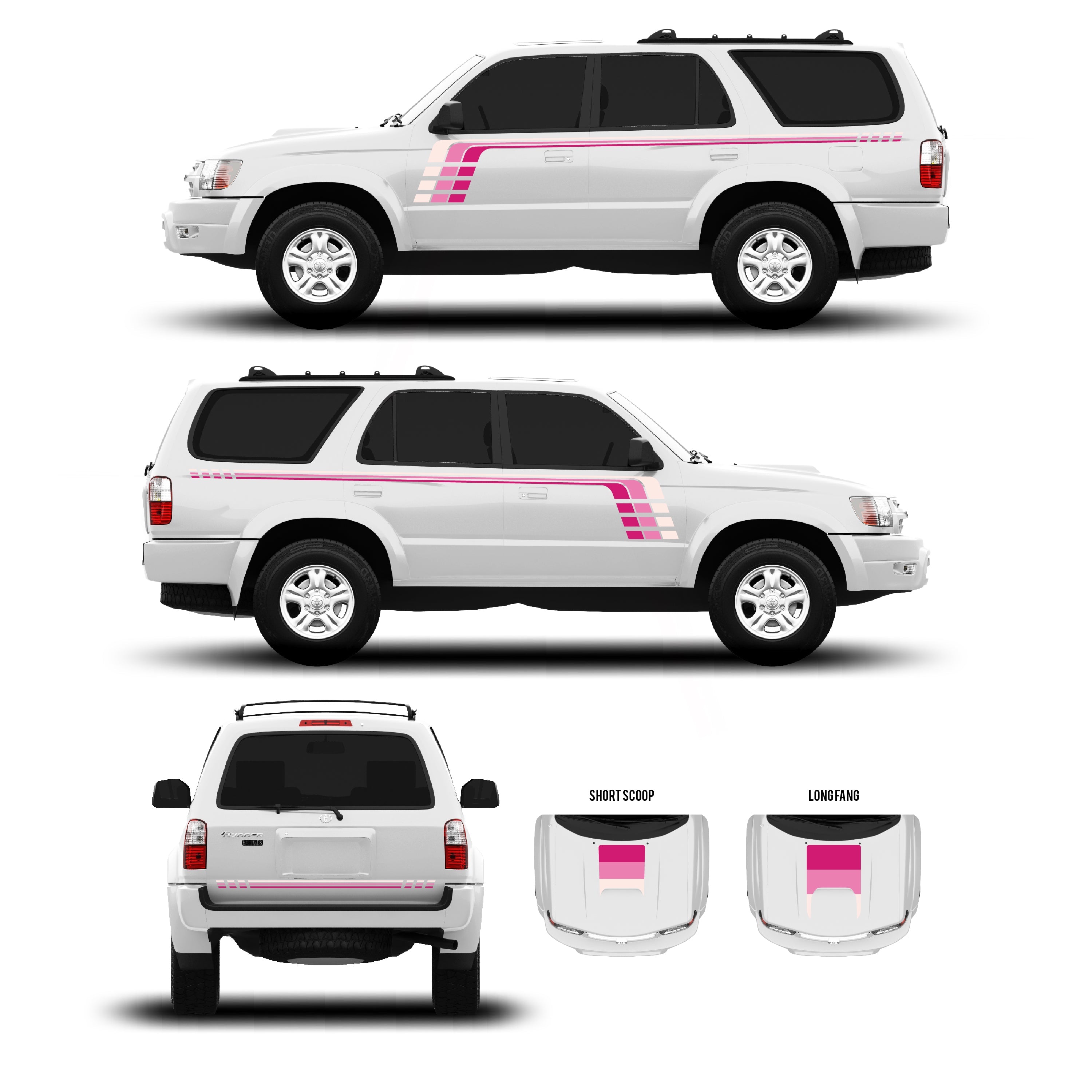 1996-02  Checkered Stripe Kit For 4Runner