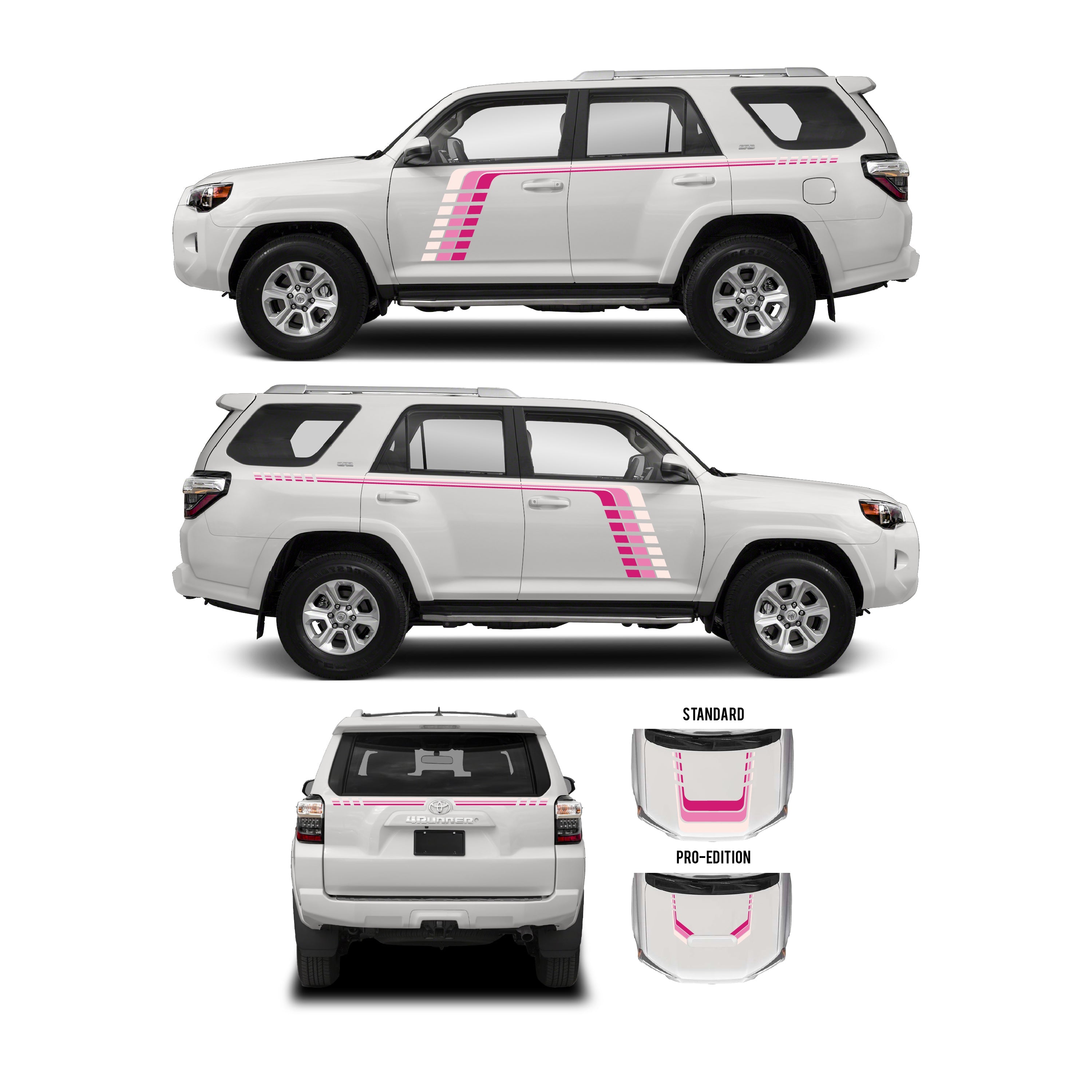 2010+  Checkered Stripe Kit For 4Runner