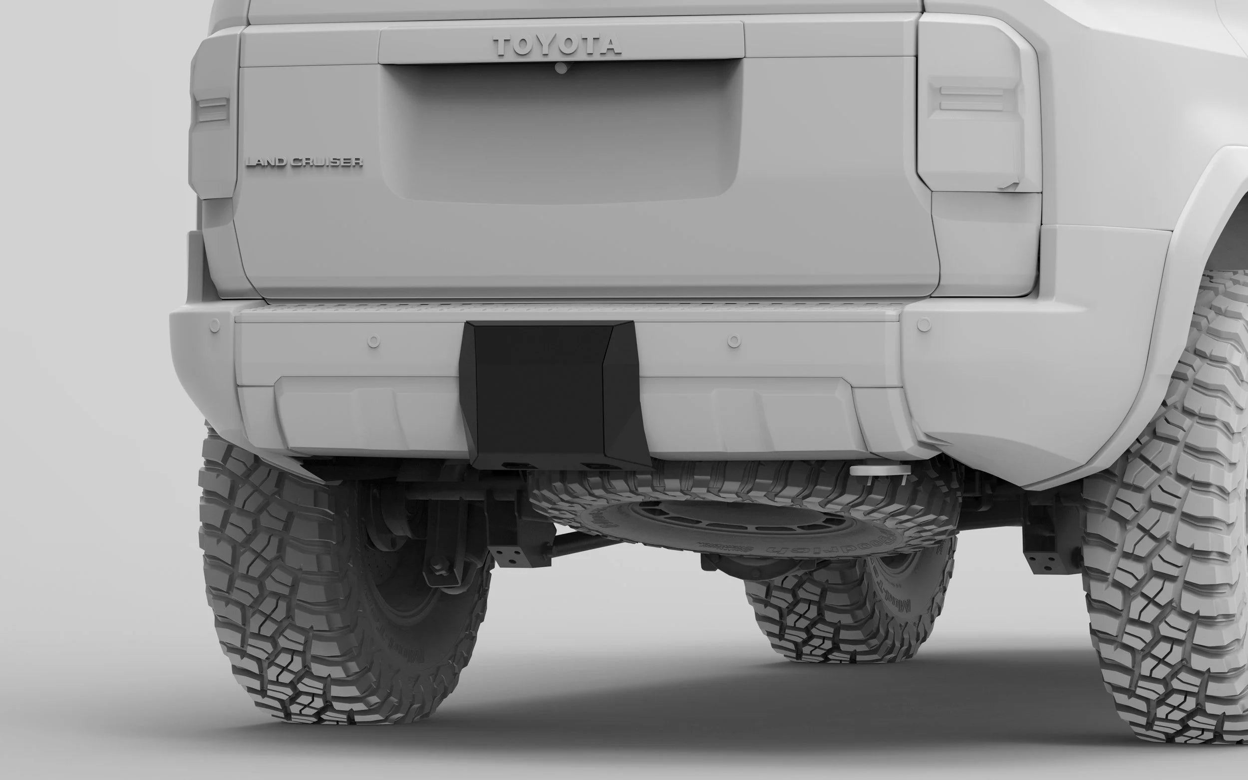 NYTOP Rear Hitch Skid Cover For 2024-Current Toyota Land Cruiser