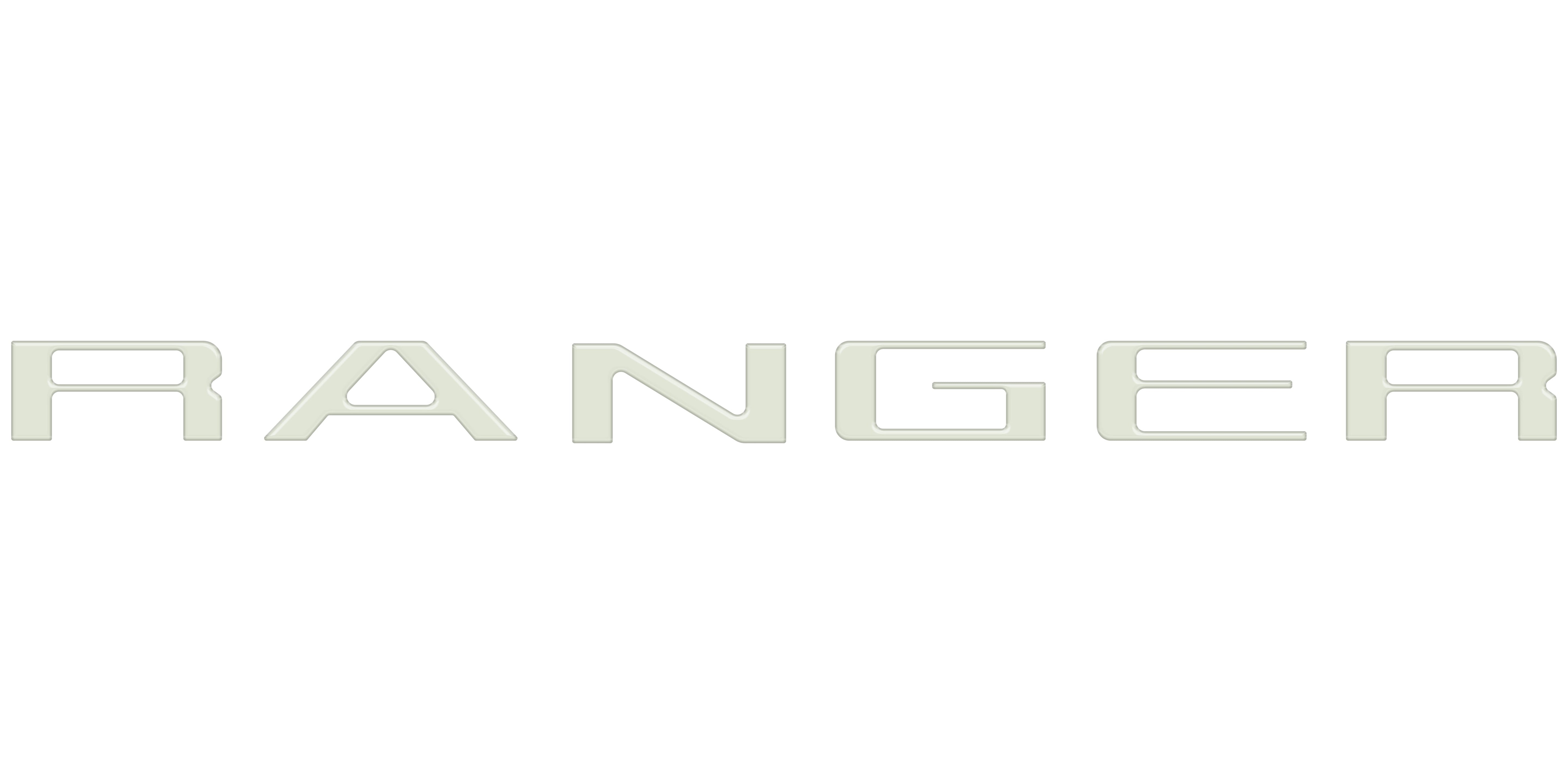 Tailgate Letter Inserts Fits 2019-2023 Ford Ranger
