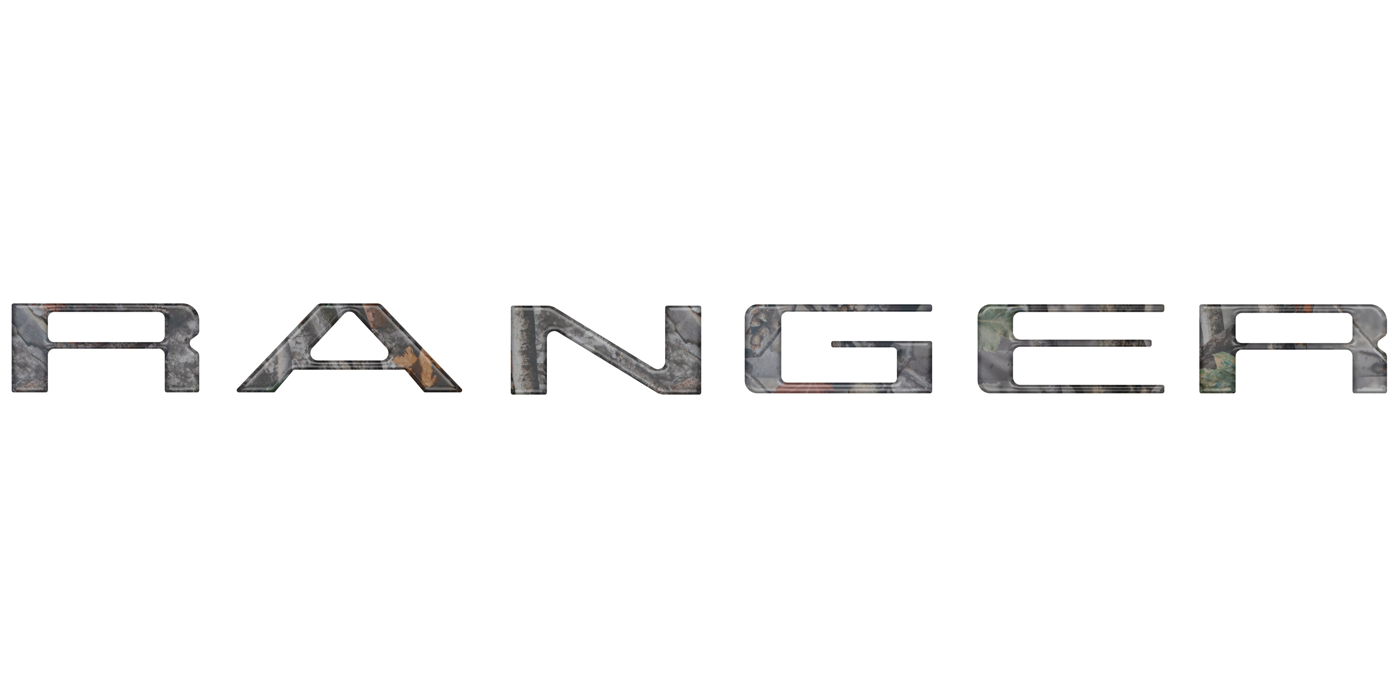 Tailgate Letter Inserts Fits 2019-2023 Ford Ranger
