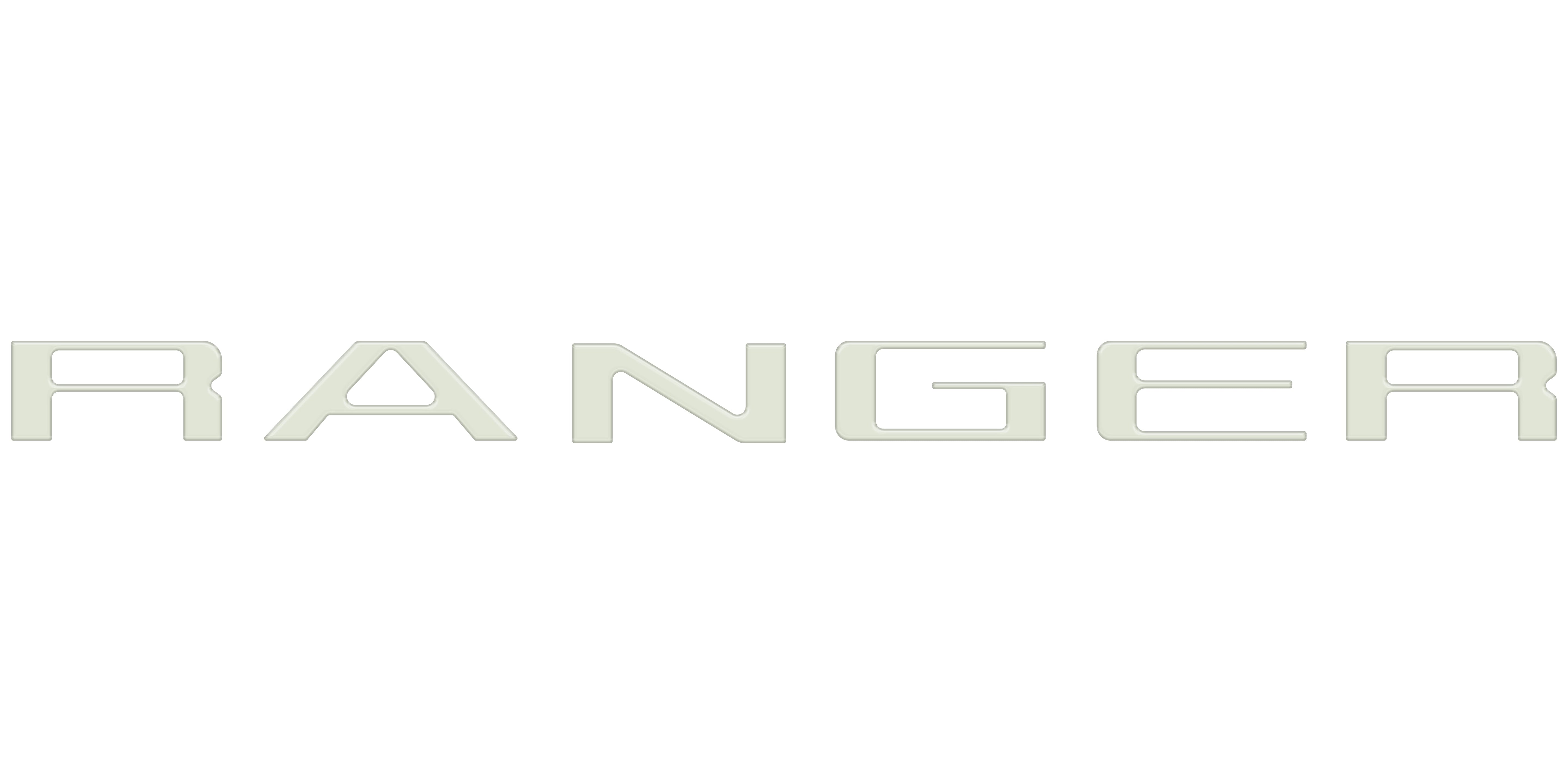 Tailgate Letter Inserts Fits 2024-2026 Ford Ranger