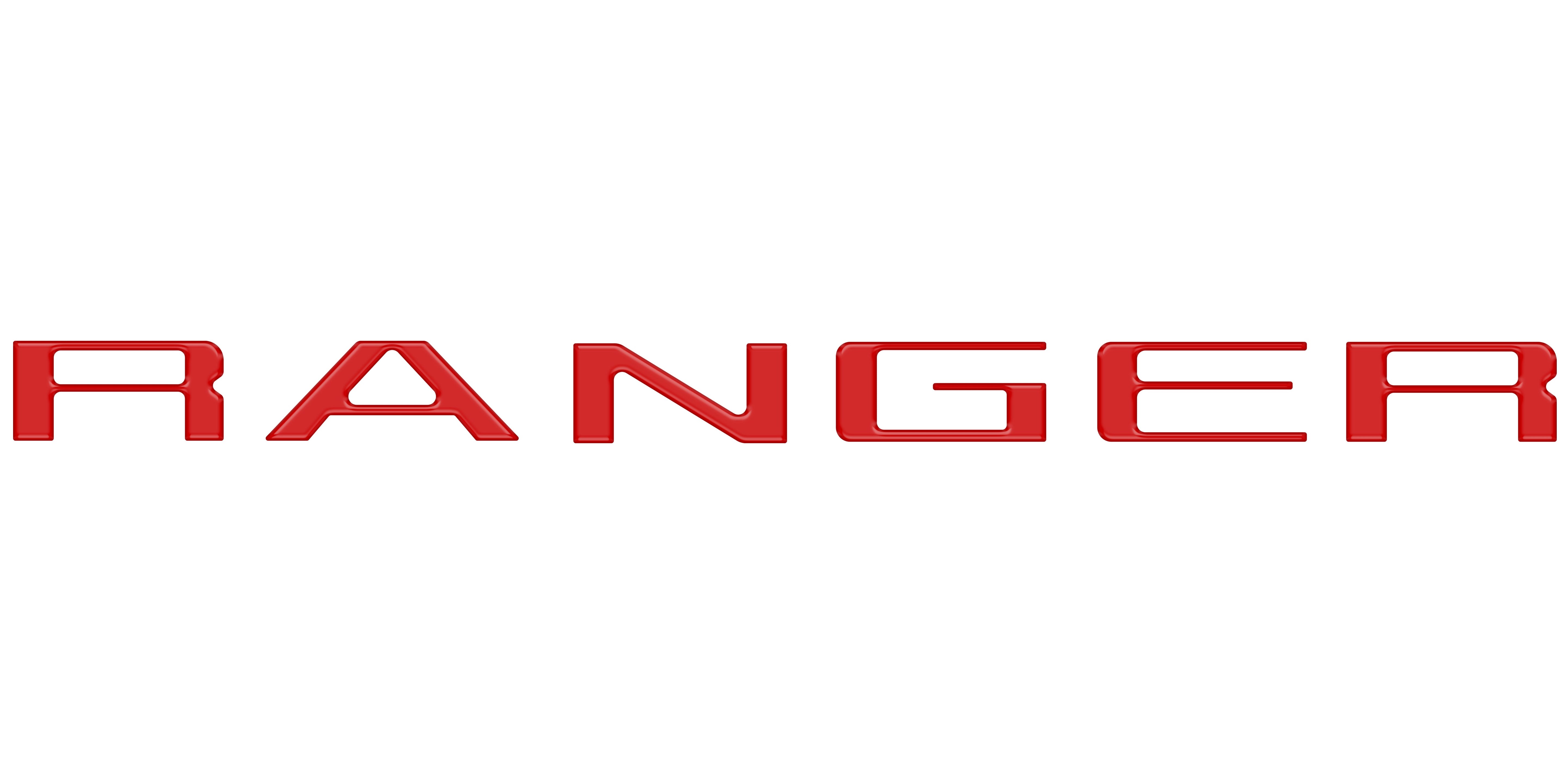 Tailgate Letter Inserts Fits 2019-2023 Ford Ranger