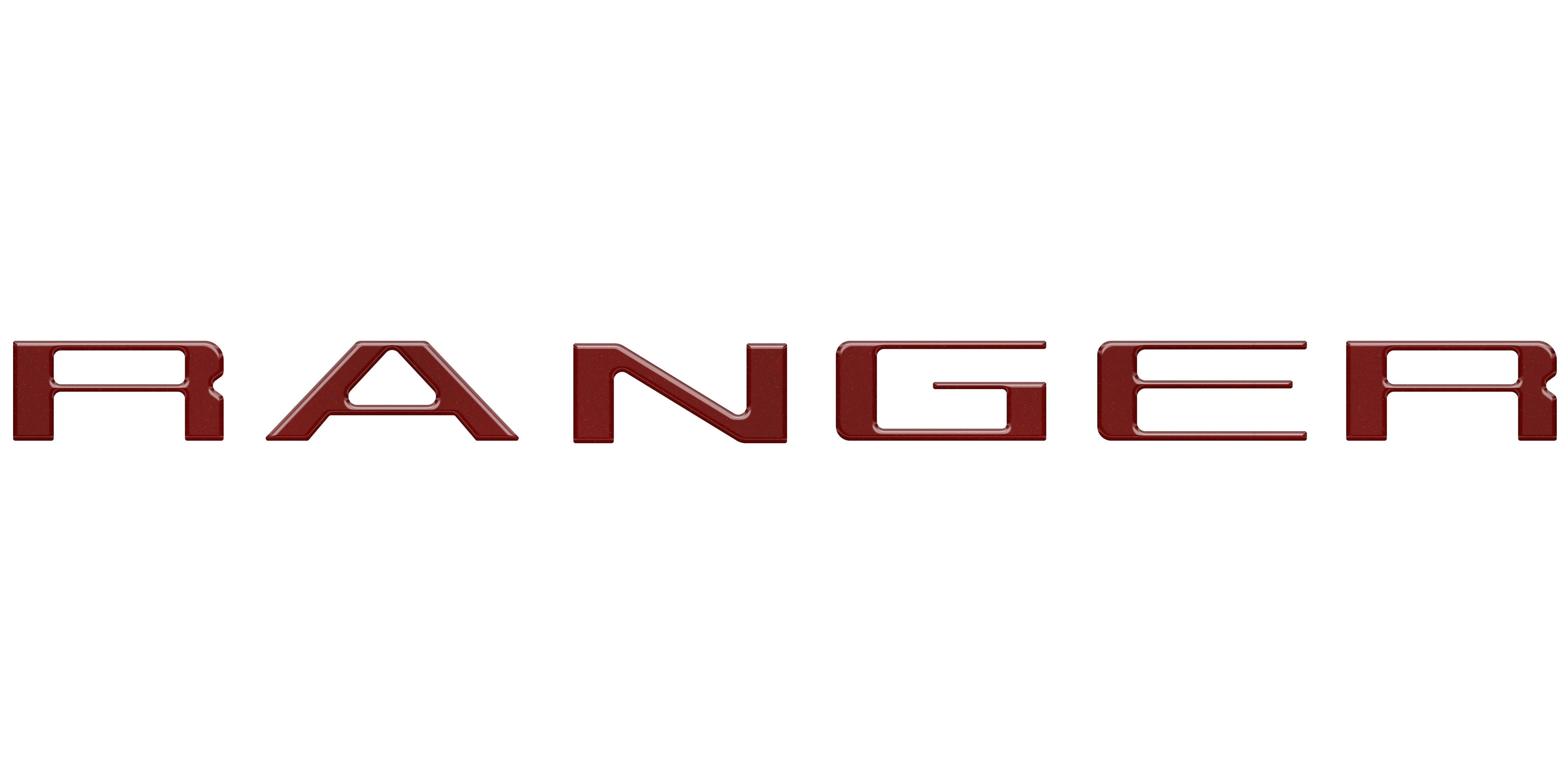 Tailgate Letter Inserts Fits 2019-2023 Ford Ranger