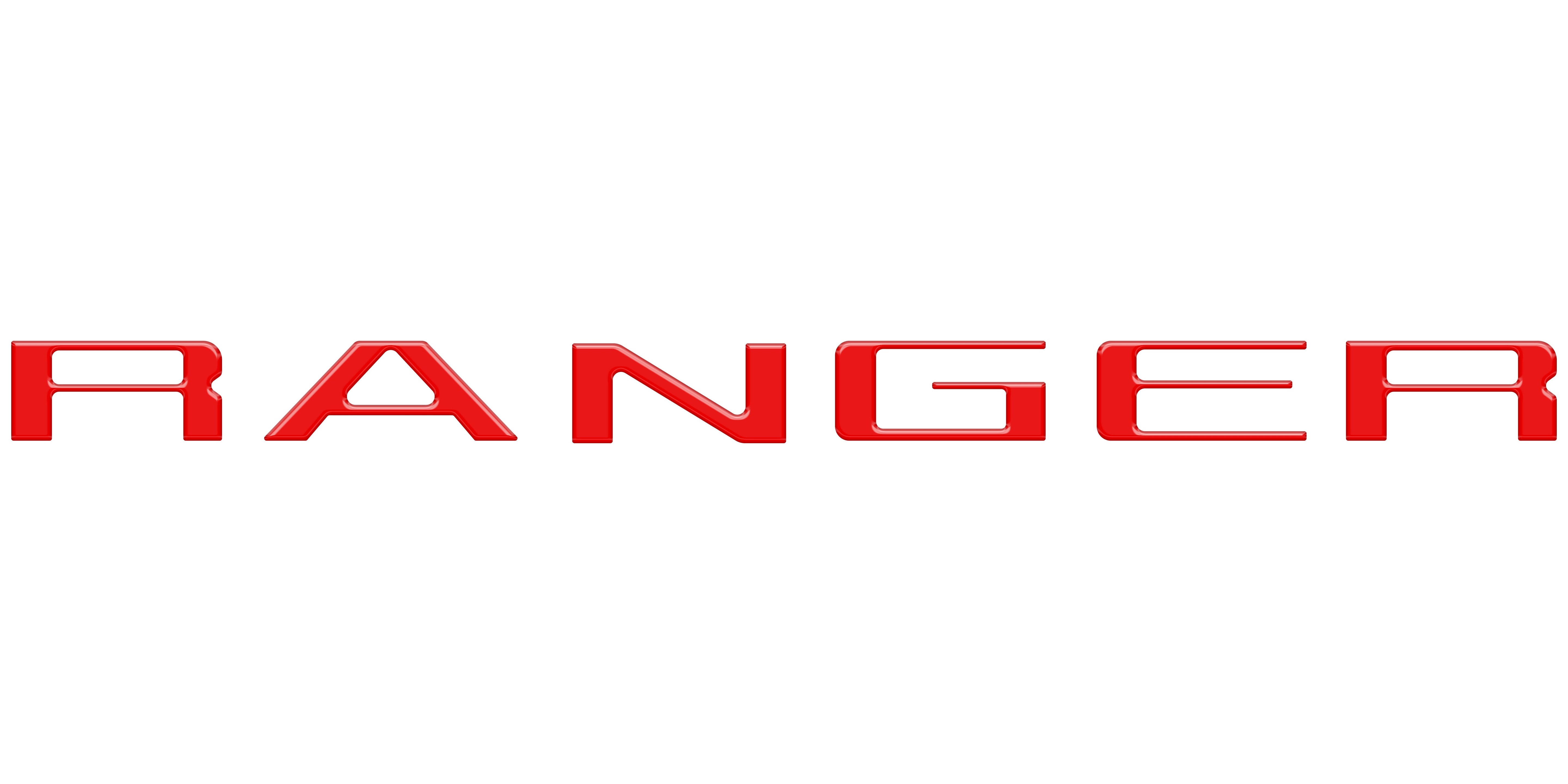 Tailgate Letter Inserts Fits 2019-2023 Ford Ranger