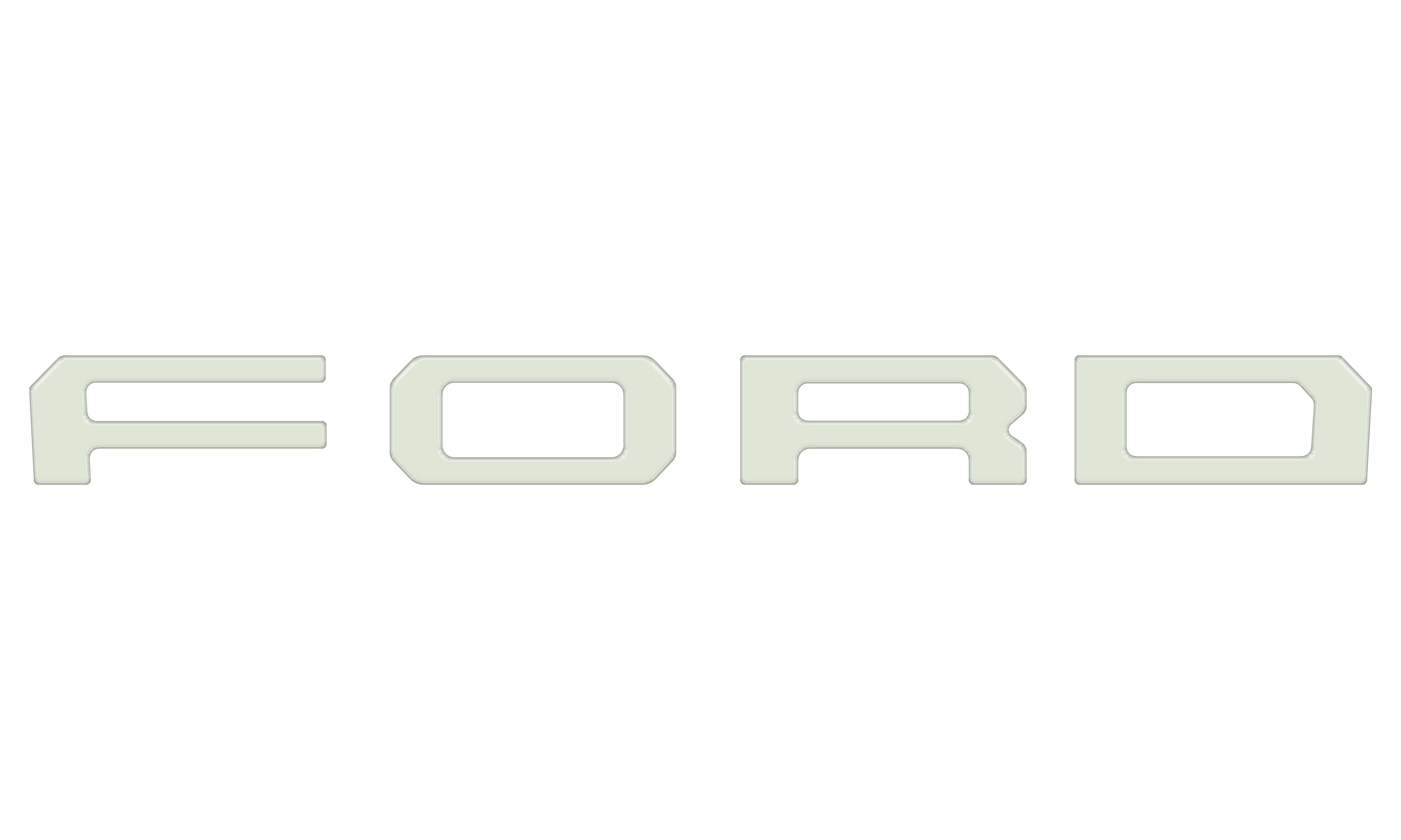 Grille Letter Overlays Fits 2019-2023 Ford Ranger