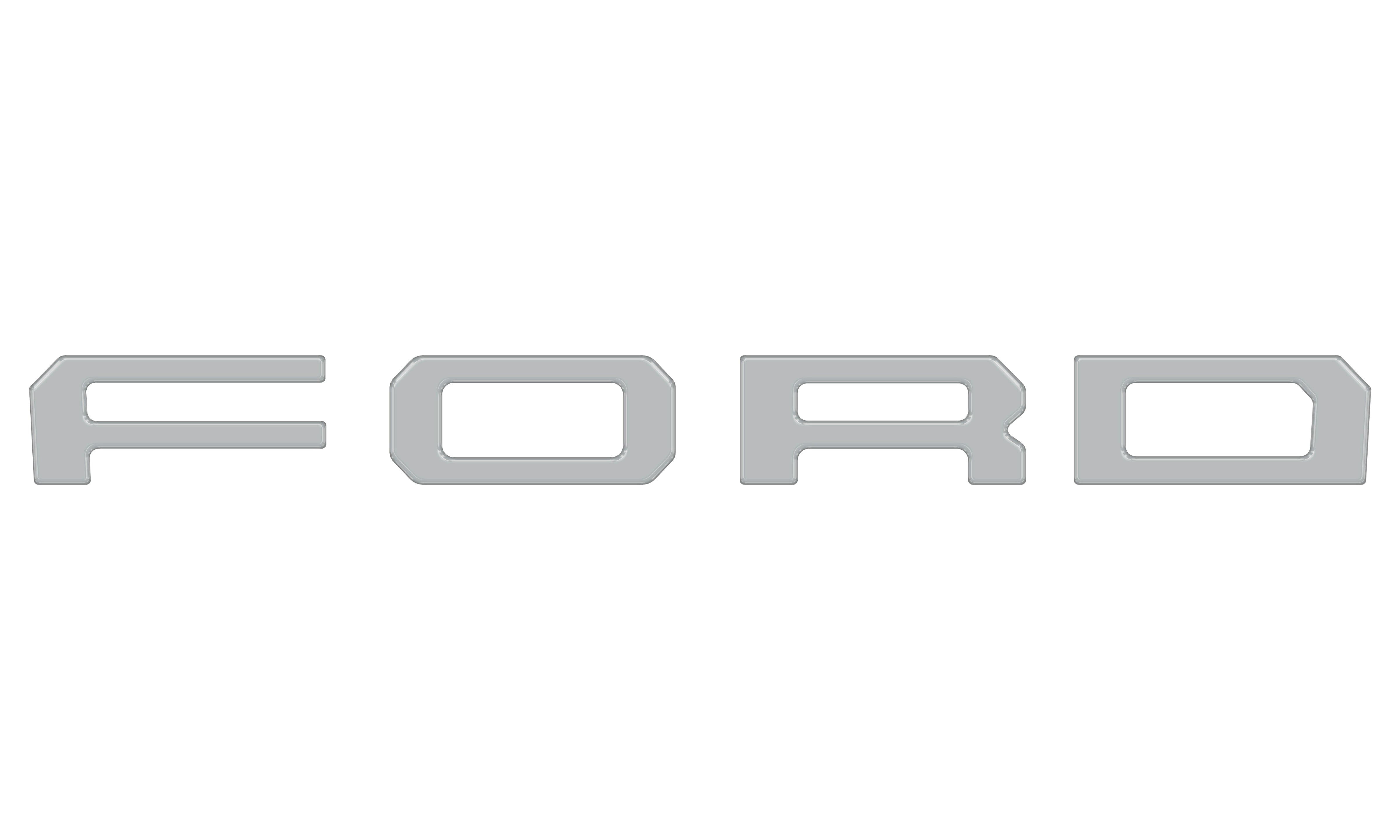 Grille Letter Overlays Fits 2019-2023 Ford Ranger