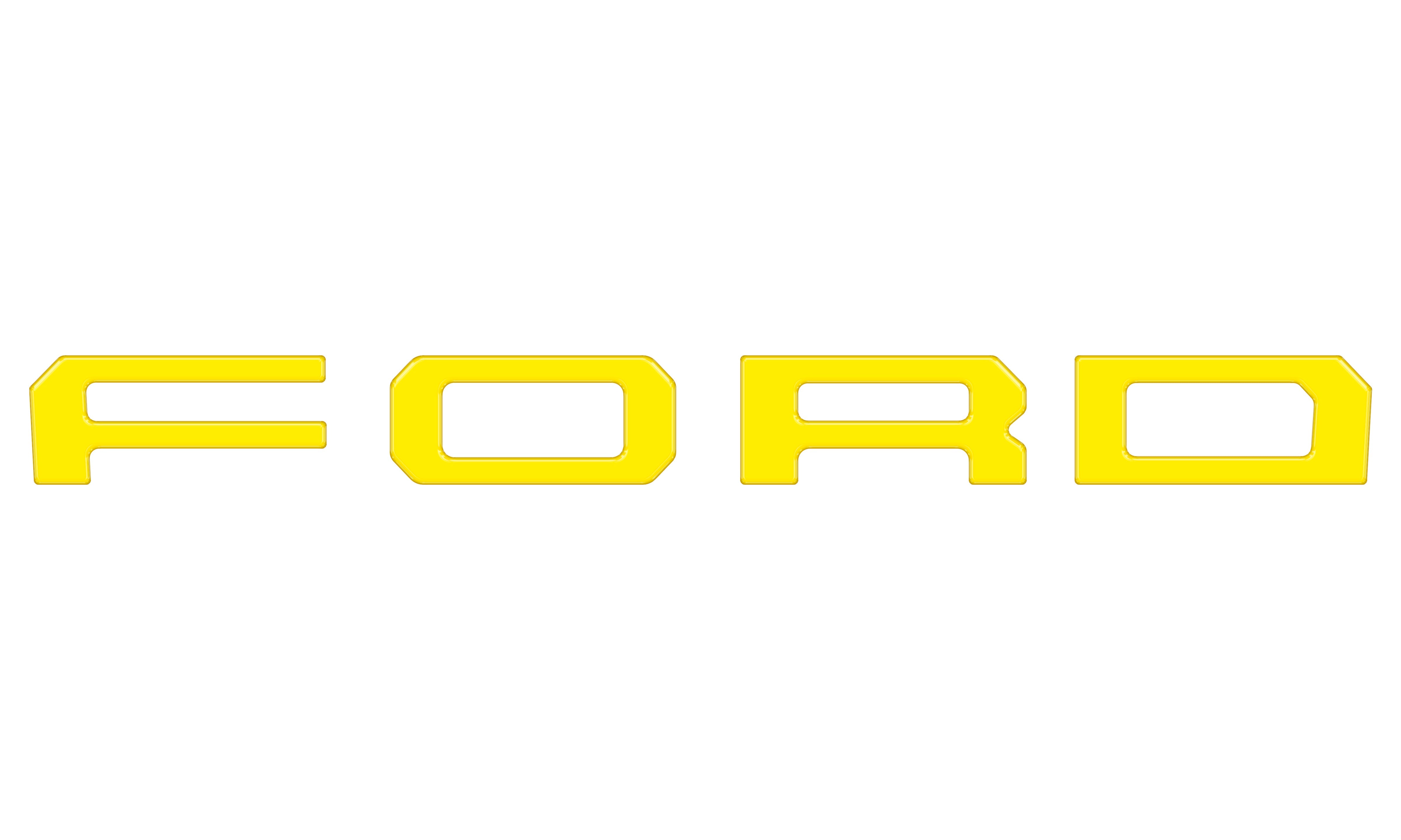 Grille Letter Overlays Fits 2019-2023 Ford Ranger
