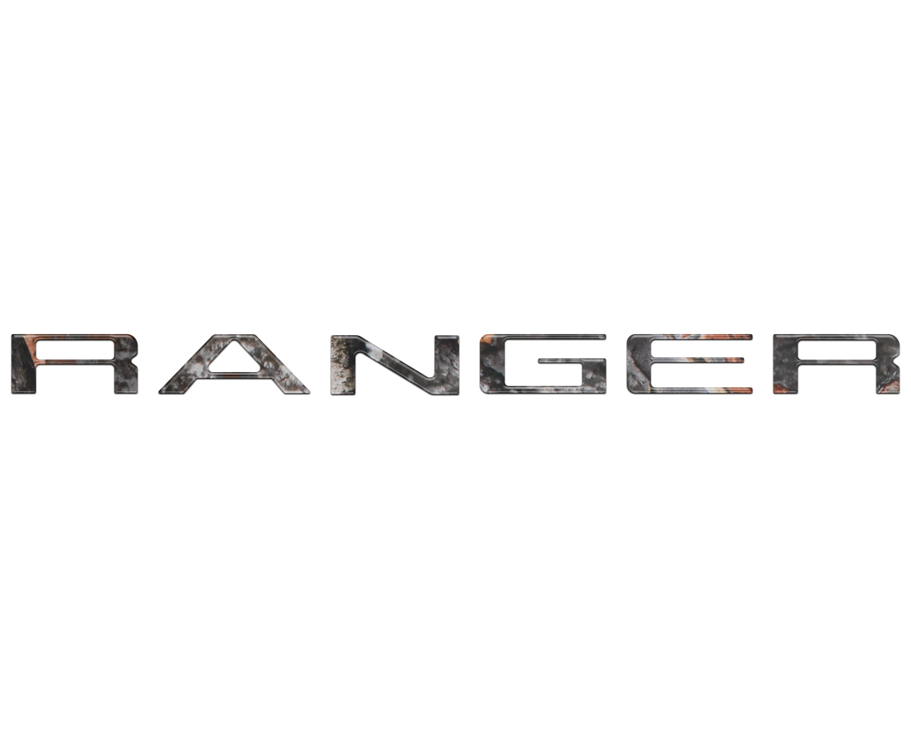 Hood Lettering Kit Fits 2024-2025 Ford Ranger