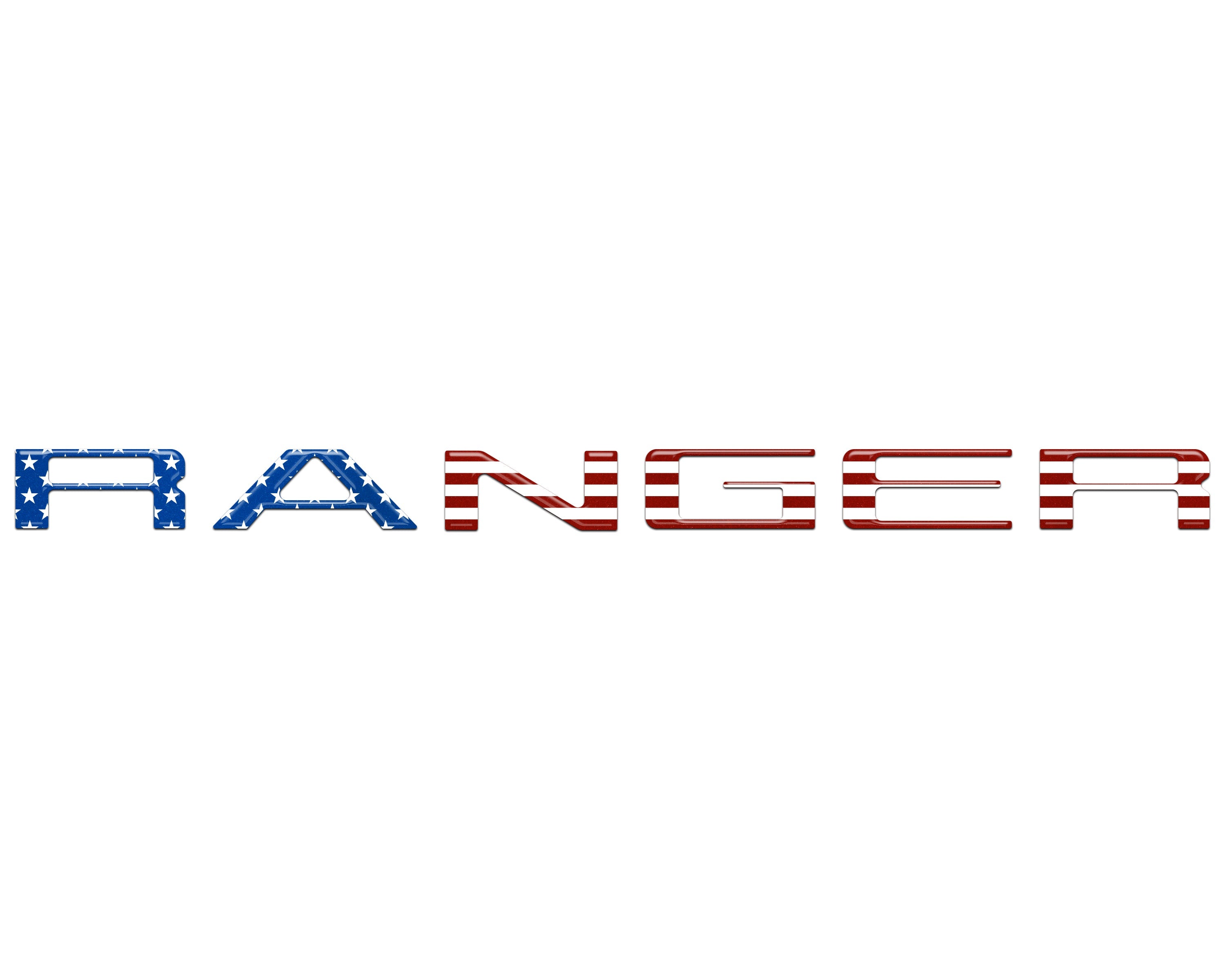 Hood Lettering Kit Fits 2024-2025 Ford Ranger
