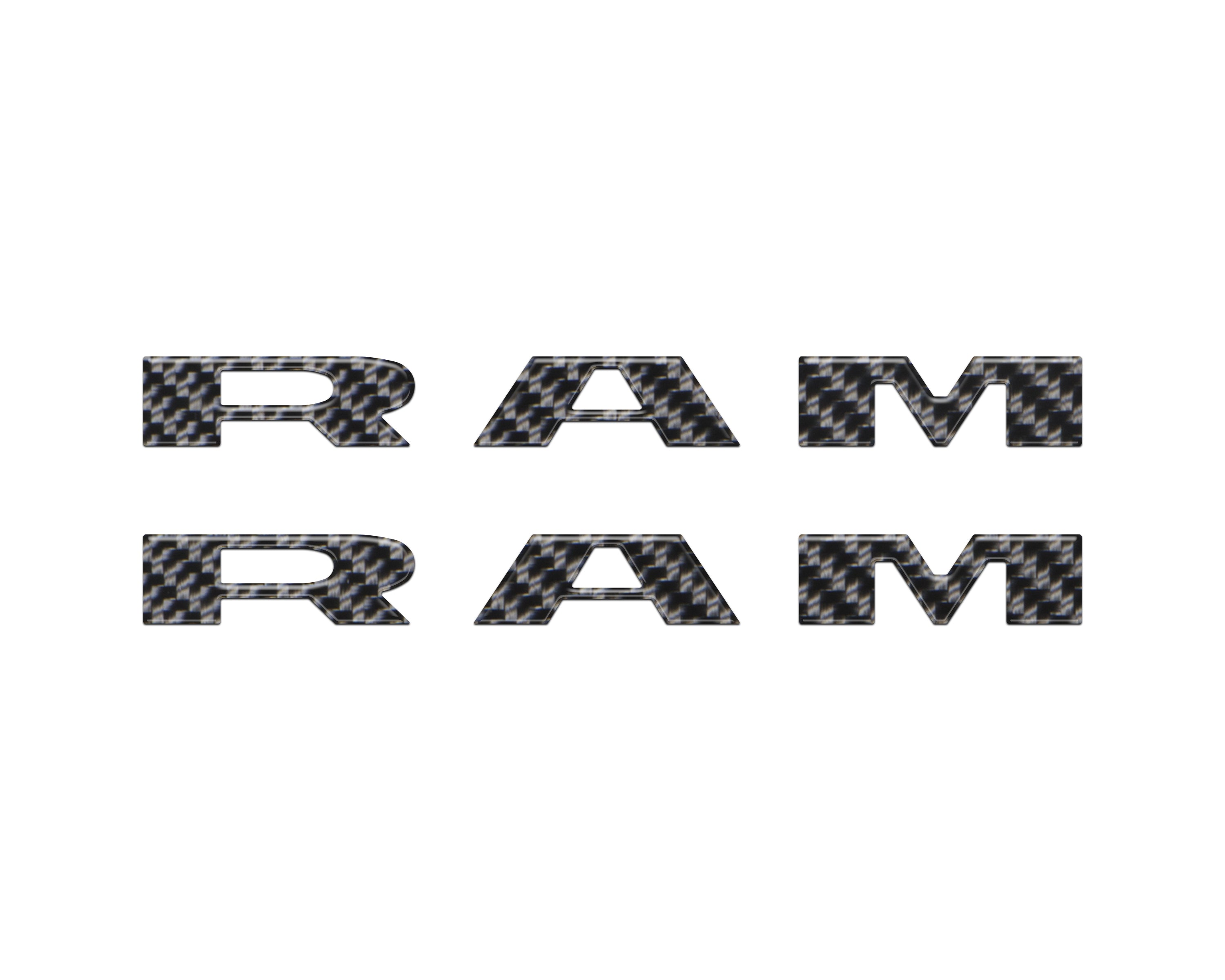 Front Door Emblem Overlays Fits 2025-2026 Ram 1500/2500/3500