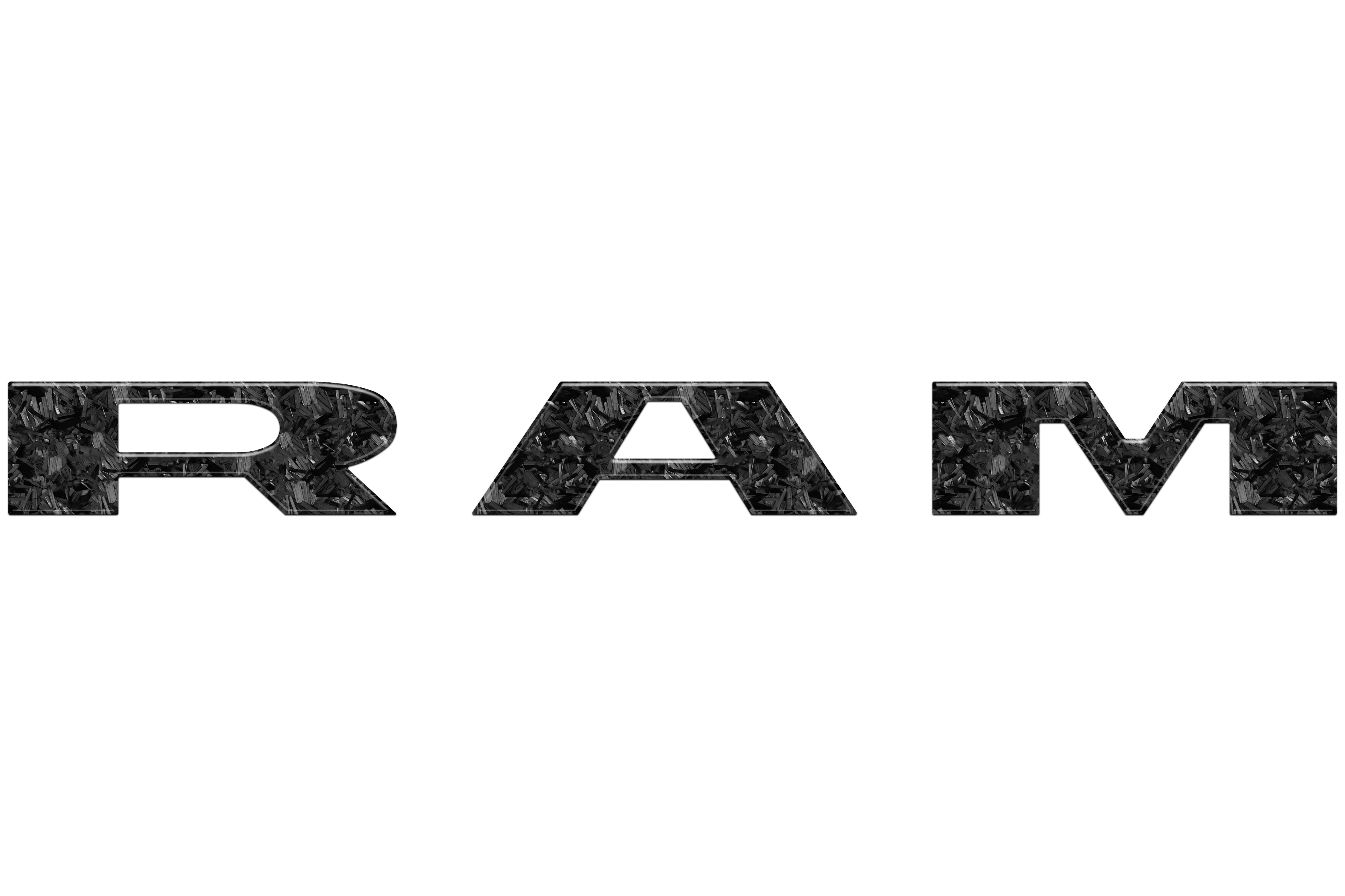 Tailgate Letter Overlays Fits 2025-2026 Ram 2500/3500