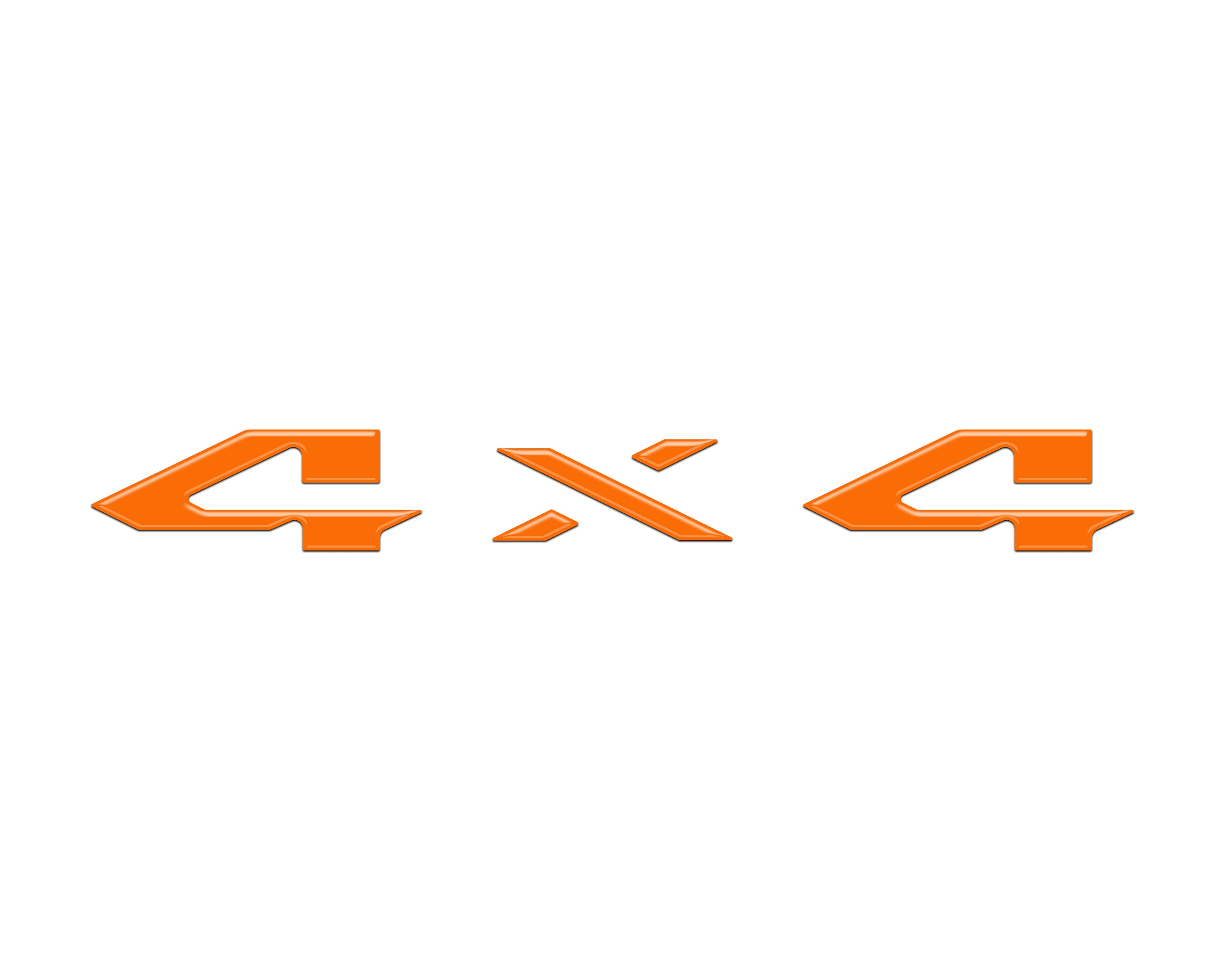 4x4 Tailgate Emblem Letter Overlays Fits 2025-2026 Ram 1500/2500/3500