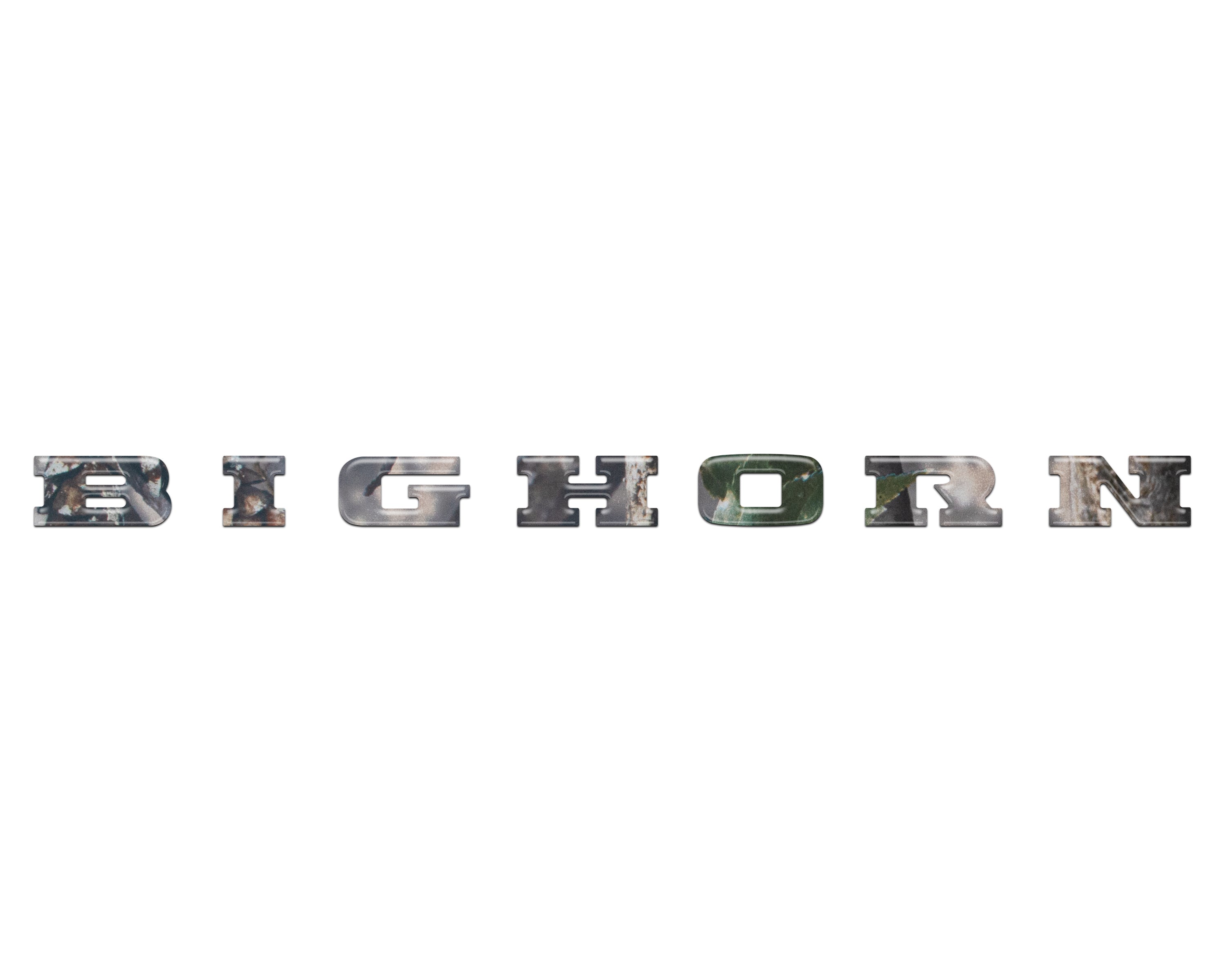 Bighorn Tailgate Emblem Letter Inserts Fits 2025-2026 Ram 1500/2500/3500