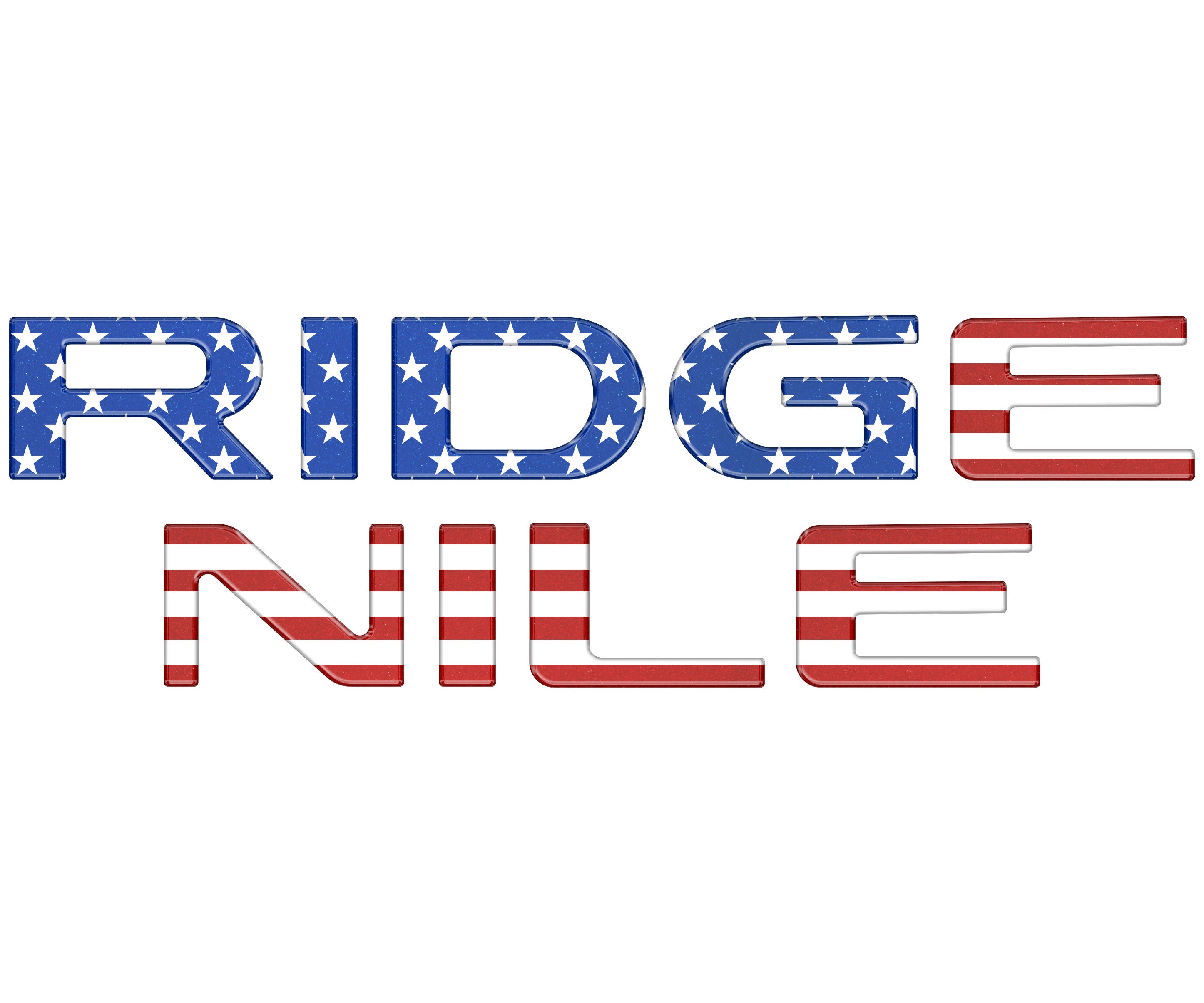 Tailgate Letter Inserts Fits 2024-2026 Honda Ridgeline