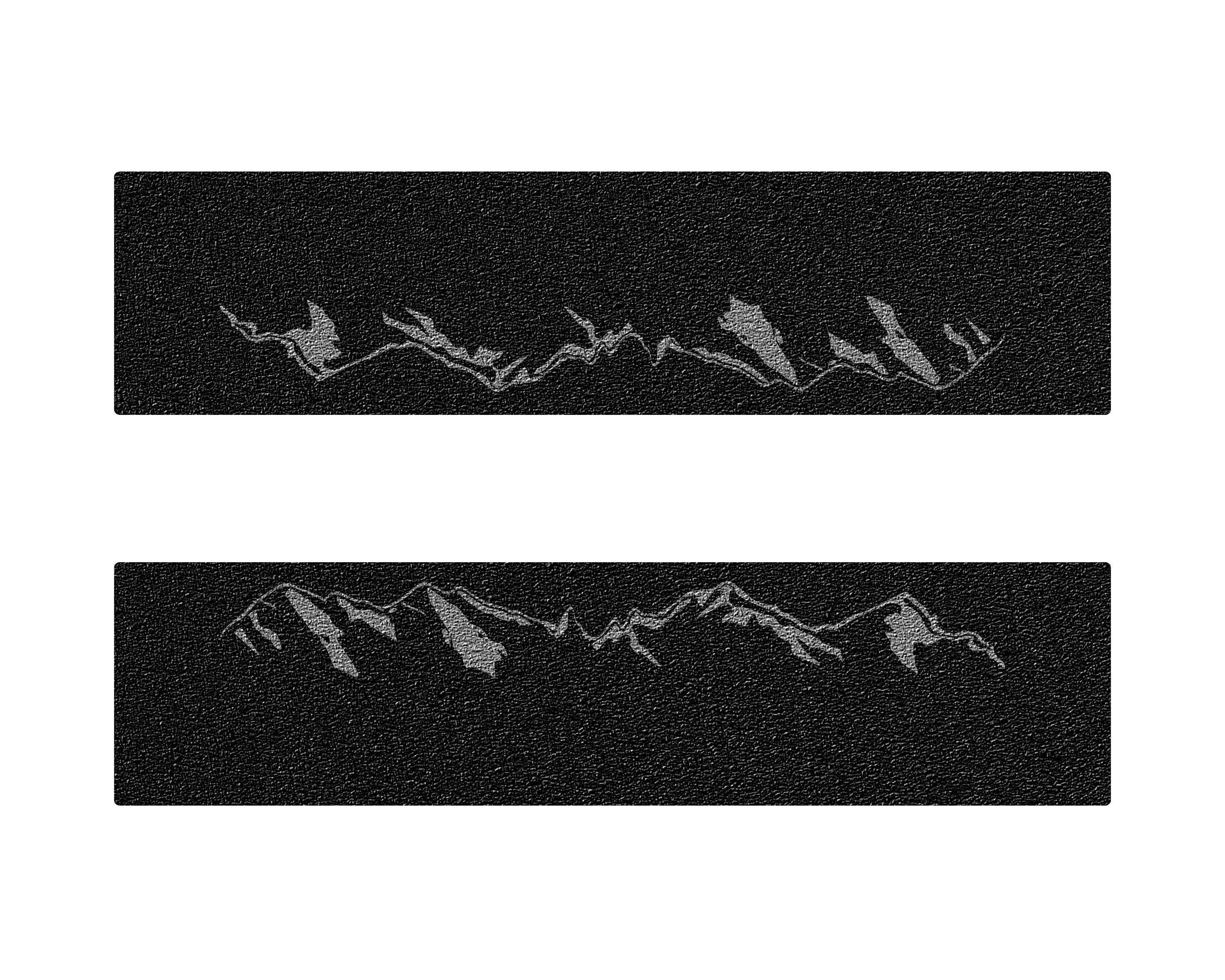 Textured Front Door Sill Overlays Fits 2022-2026 Rivian R1T