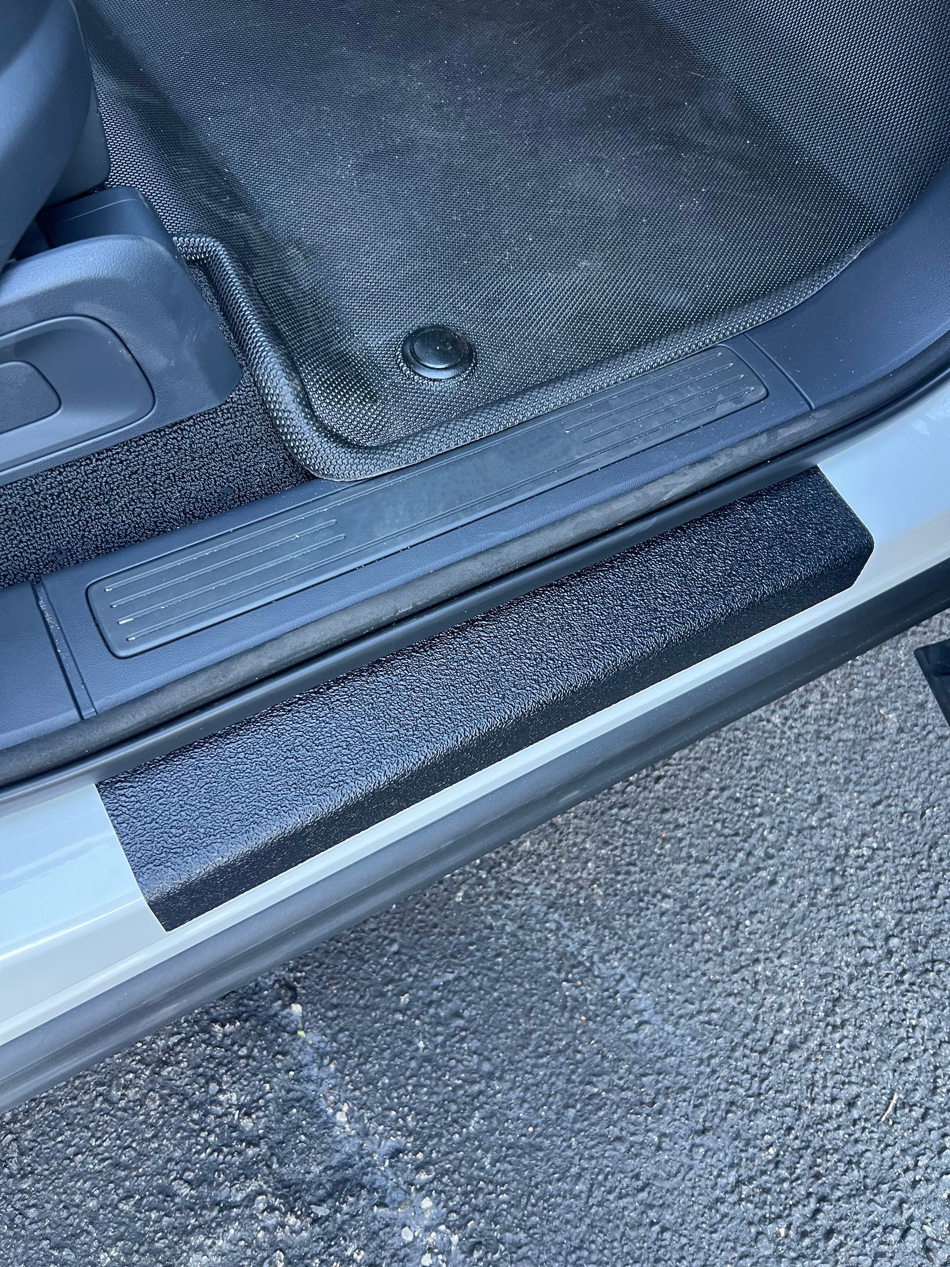 Textured Front Door Sill Overlays Fits 2022-2026 Rivian R1T