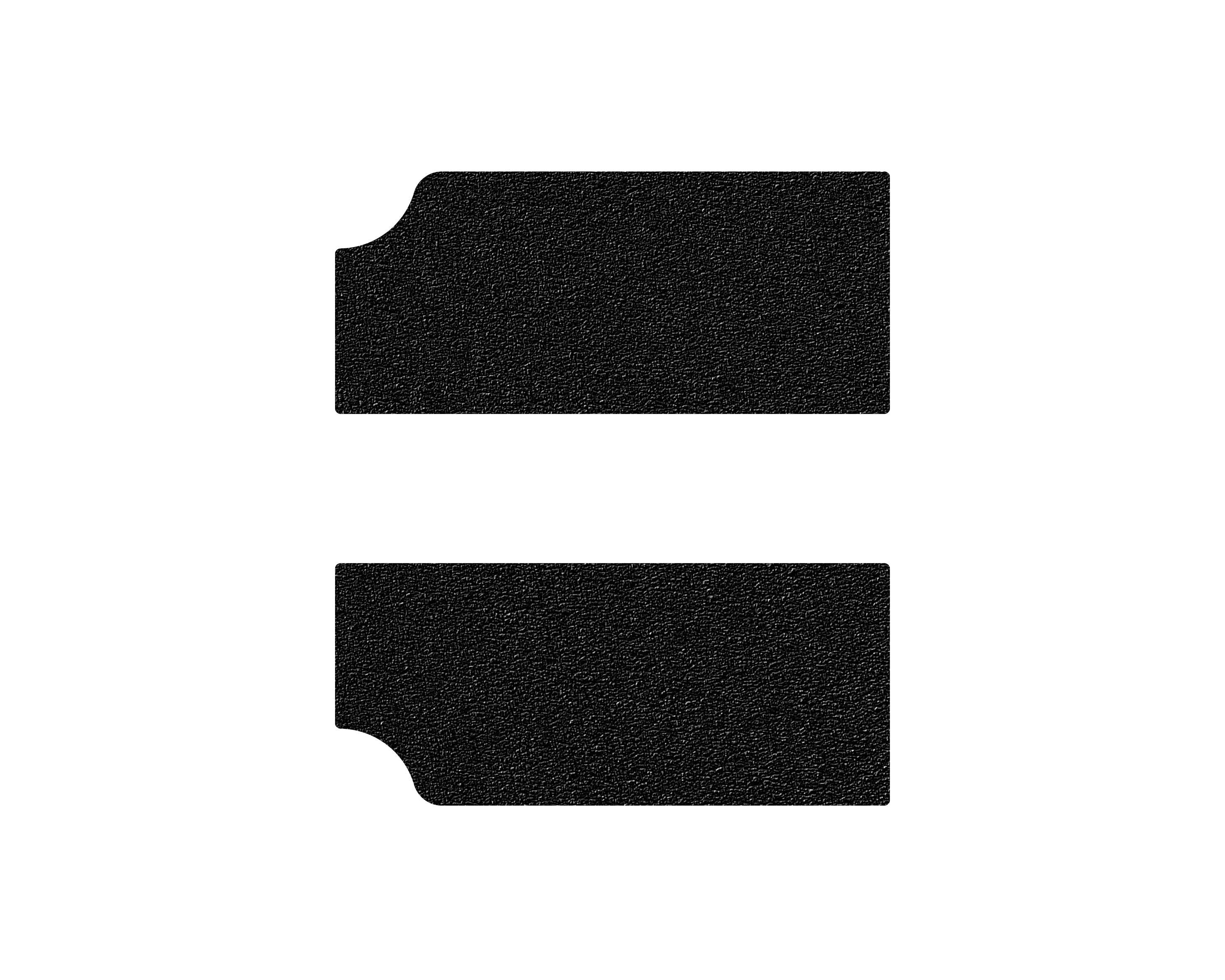 Textured Front Door Sill Overlays Fits 2022-2026 Rivian R1T