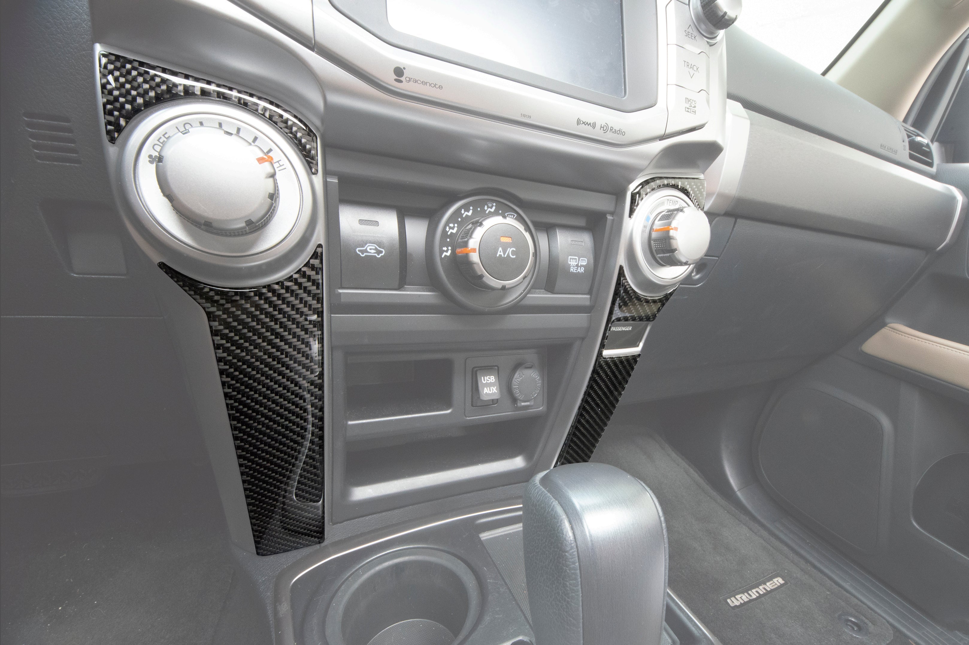 Side of Climate Control Accent Trim Fits 2014-2024 Toyota 4Runner
