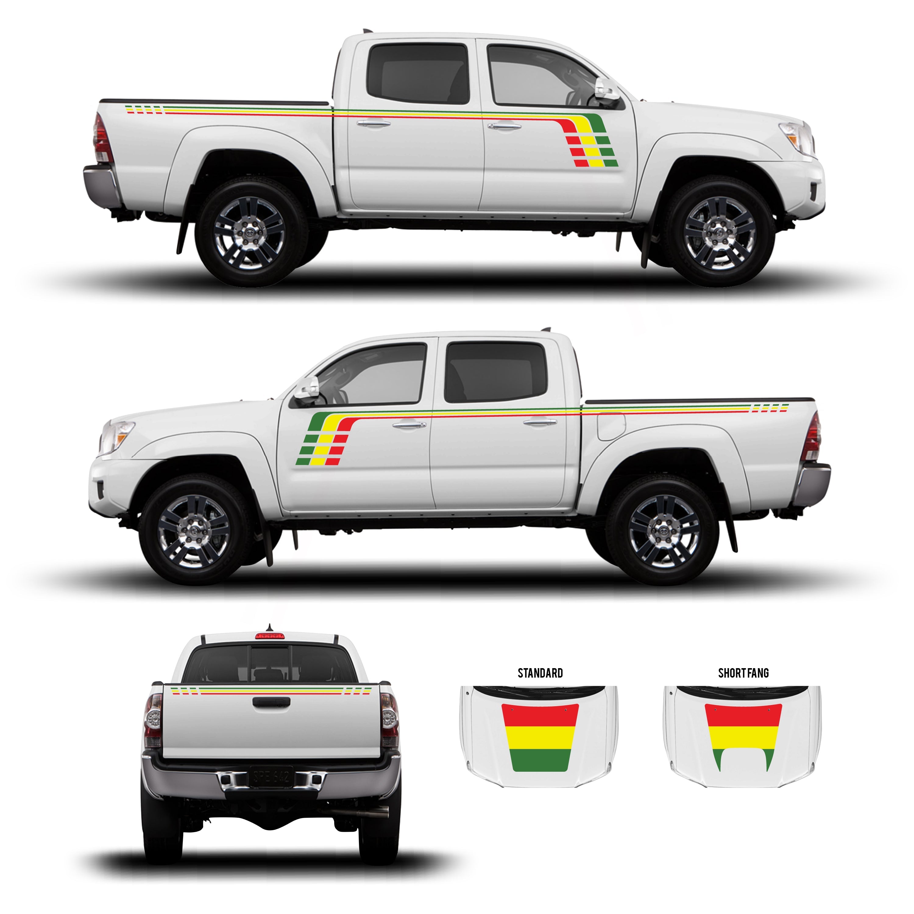 2005-15  Checkered Stripe Kit For Tacoma