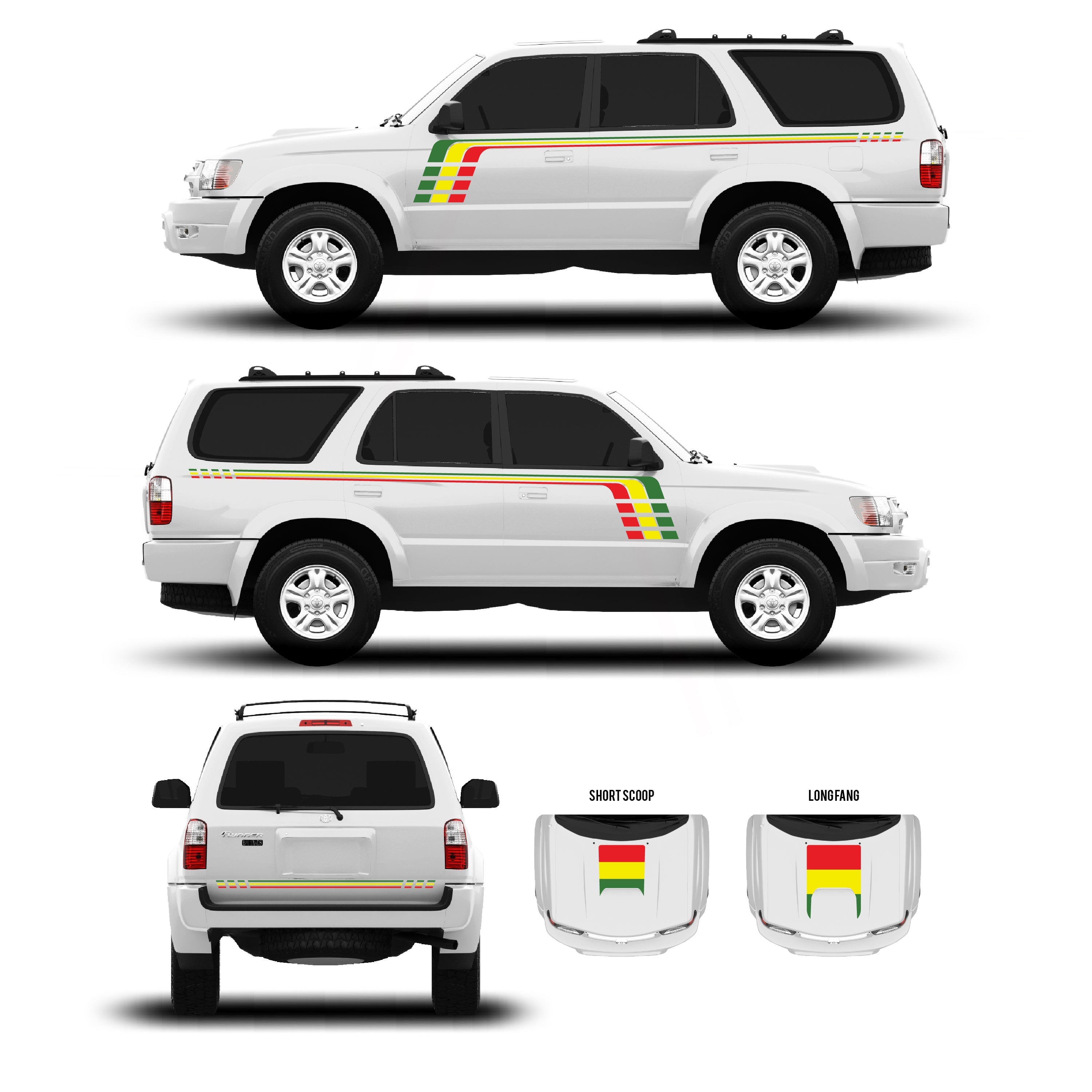 1996-02  Checkered Stripe Kit For 4Runner