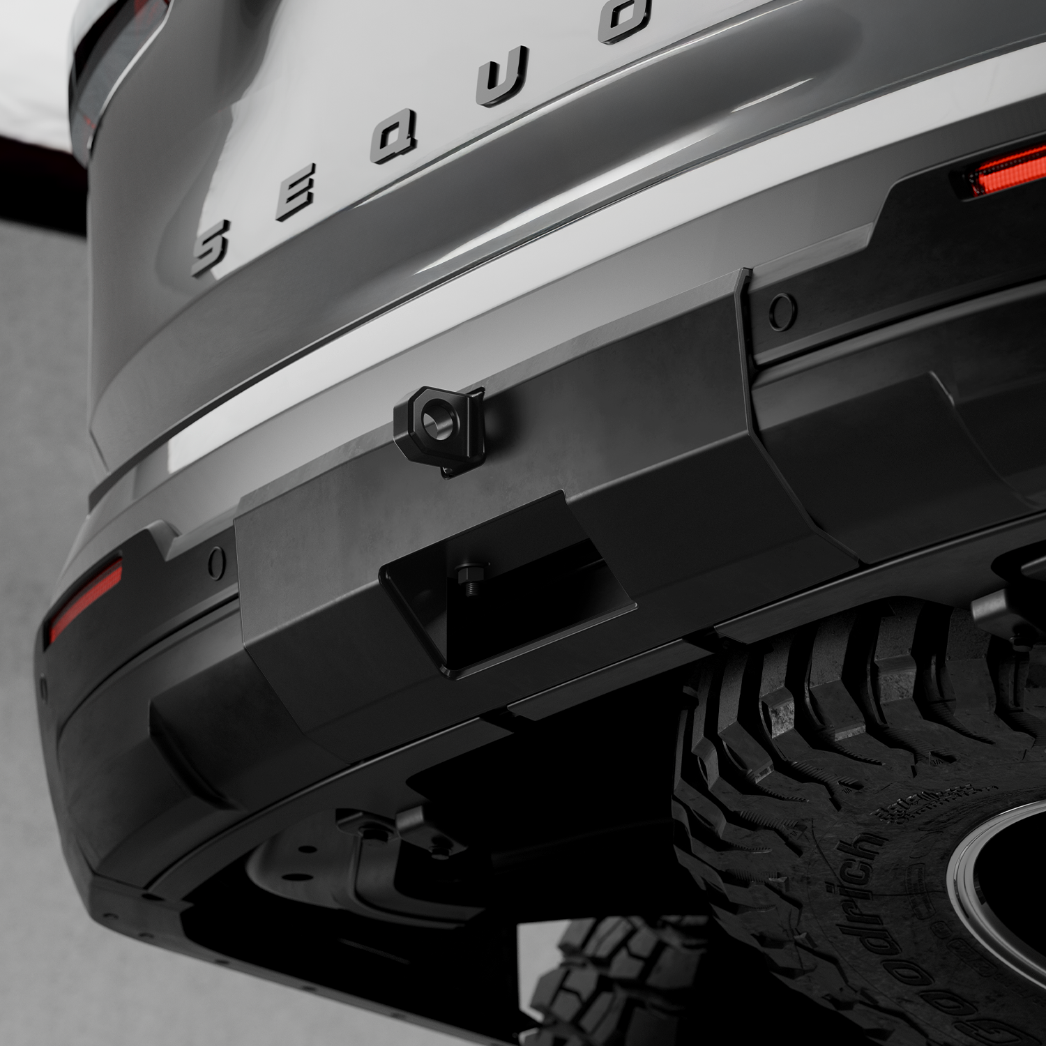 NYTOP Rear Recovery Point/Hybrid Bumper For 2023-Current Toyota Sequoia