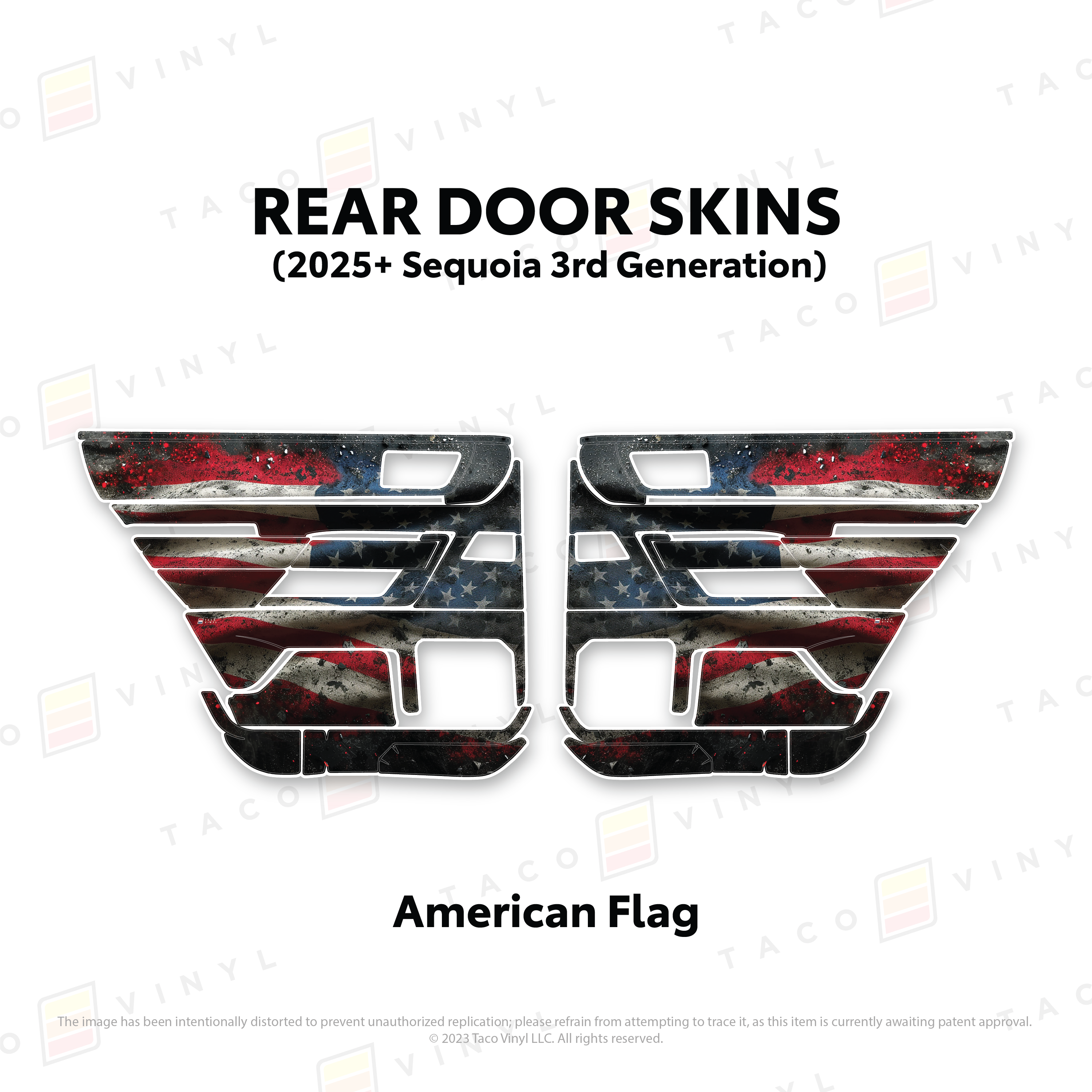 2023+  Door Skins For Sequoia