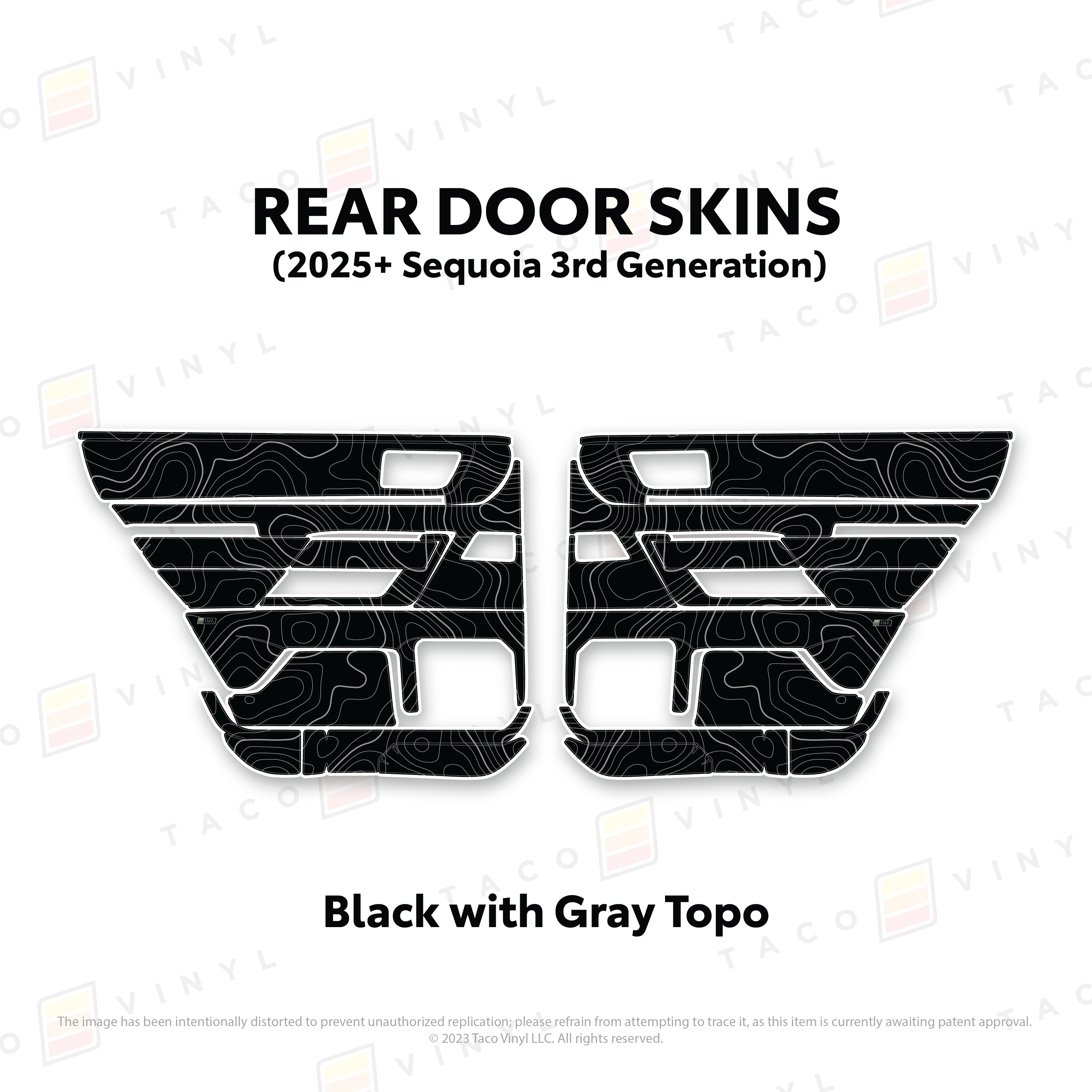 2023+  Door Skins For Sequoia