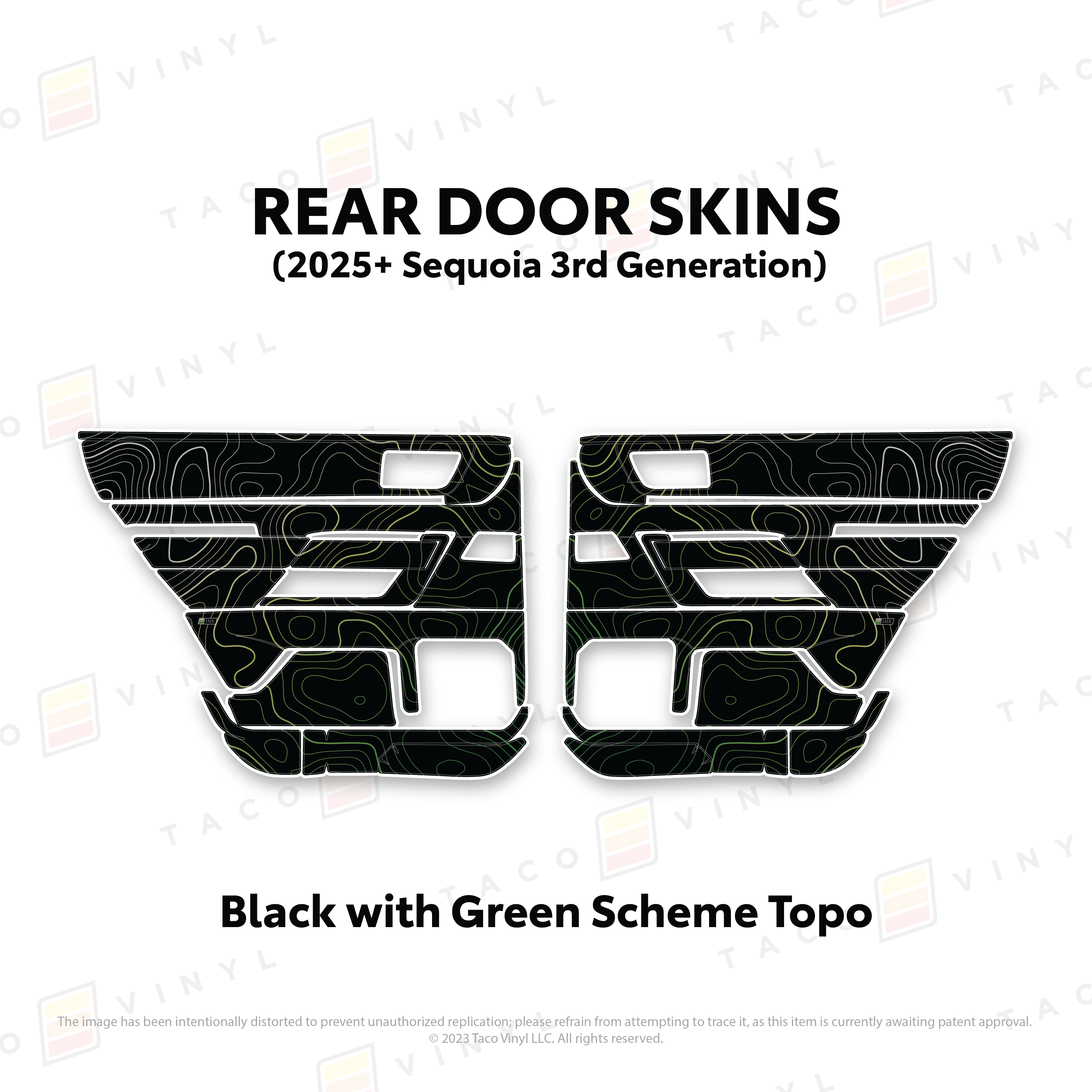 2023+  Door Skins For Sequoia