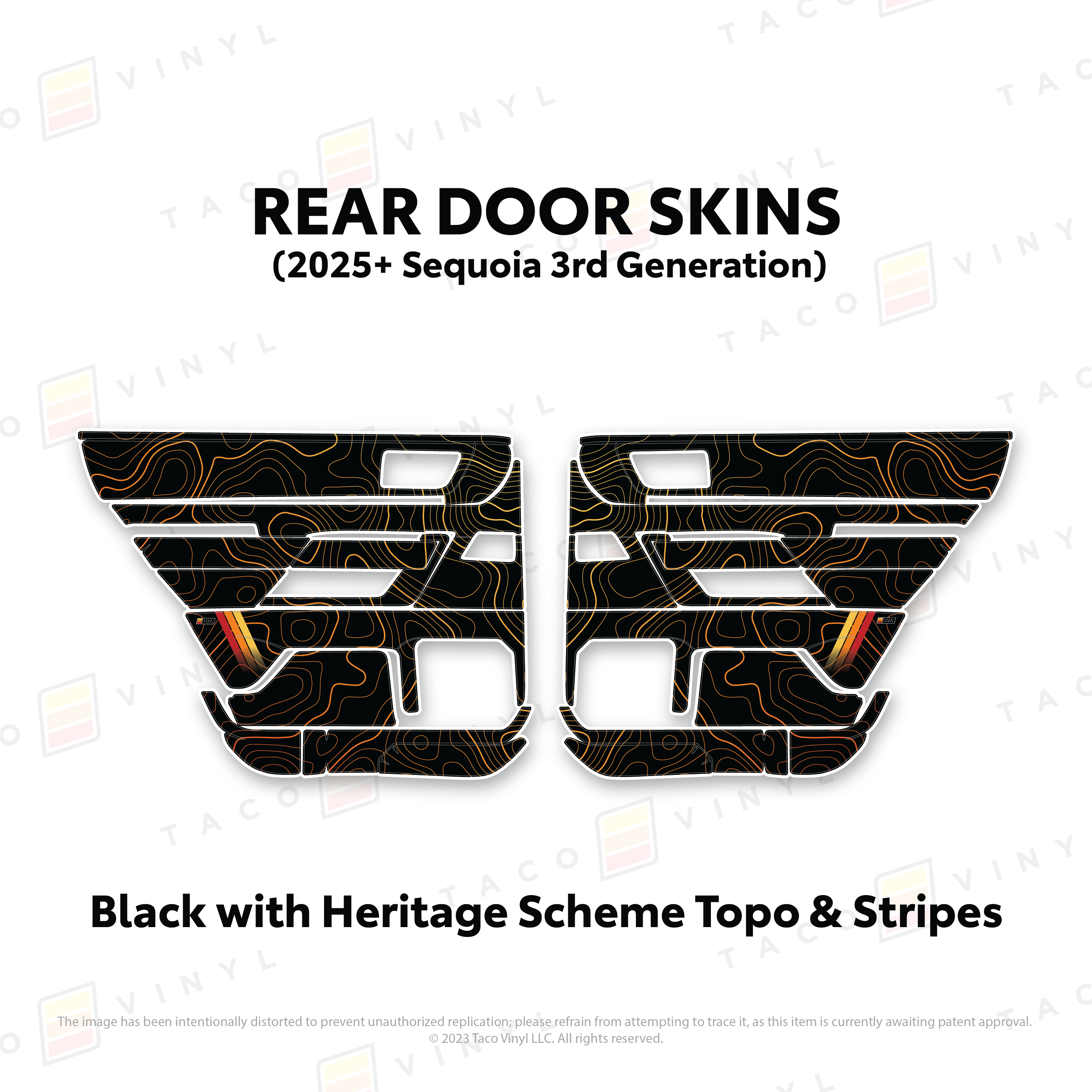 2023+  Door Skins For Sequoia
