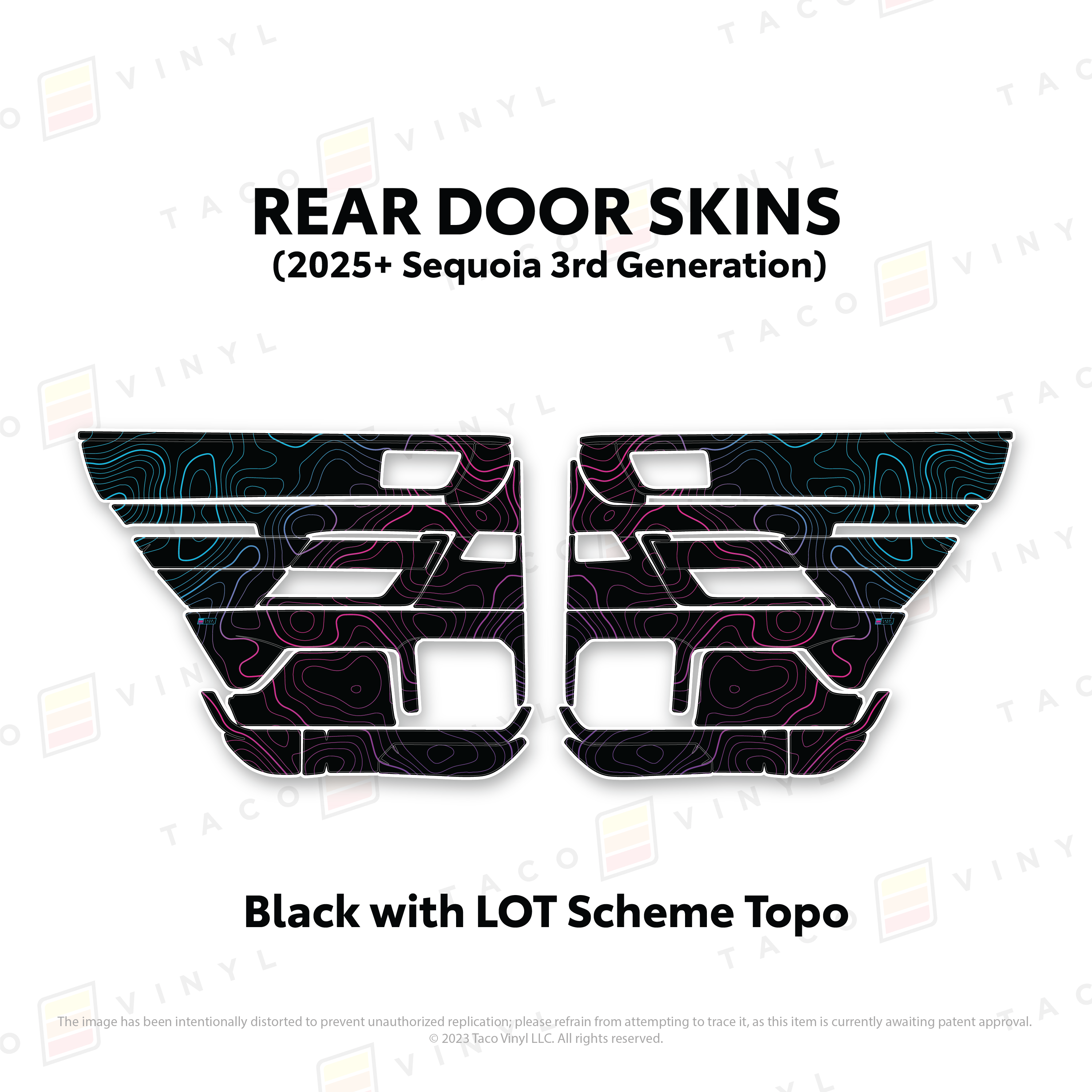 2023+  Door Skins For Sequoia