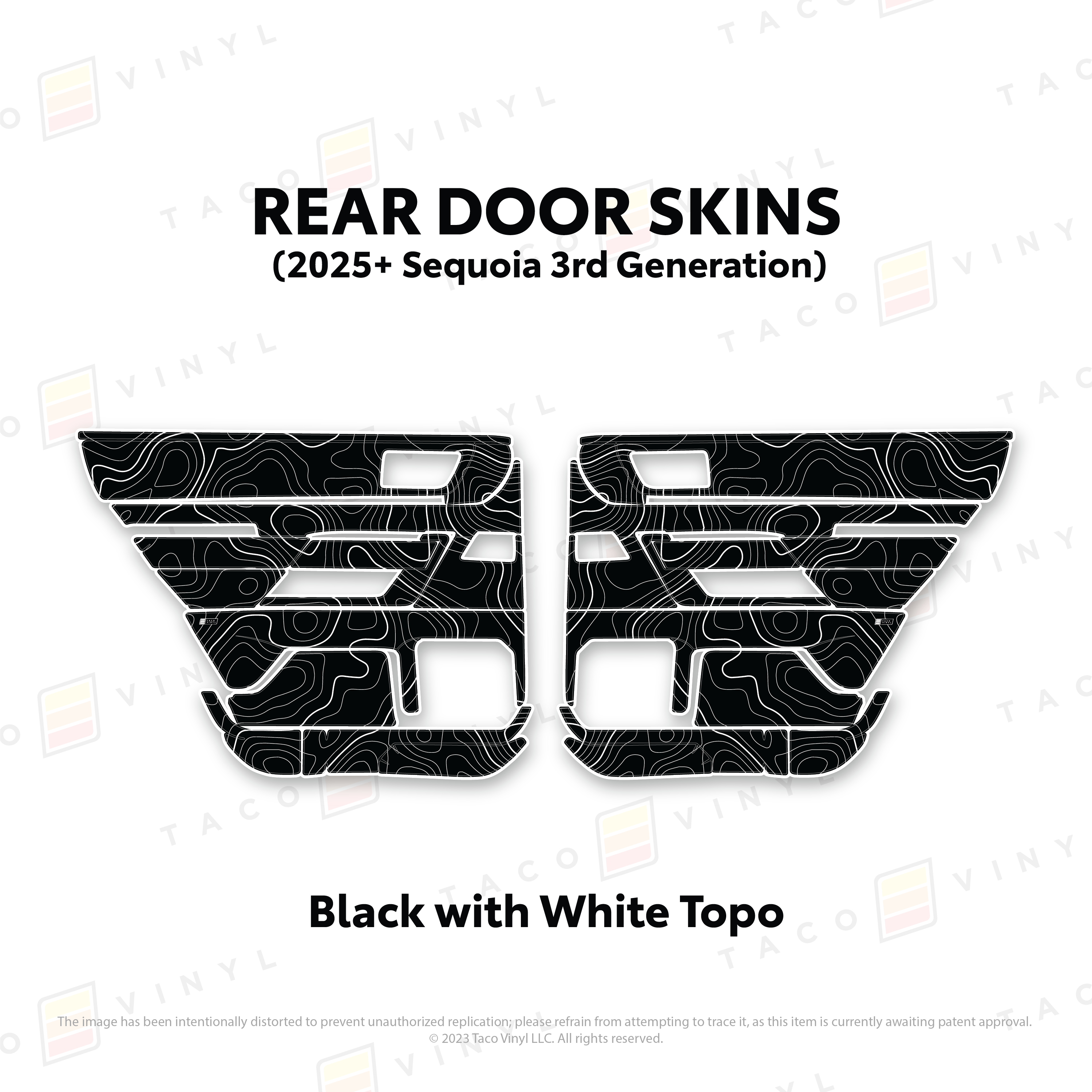 2023+  Door Skins For Sequoia