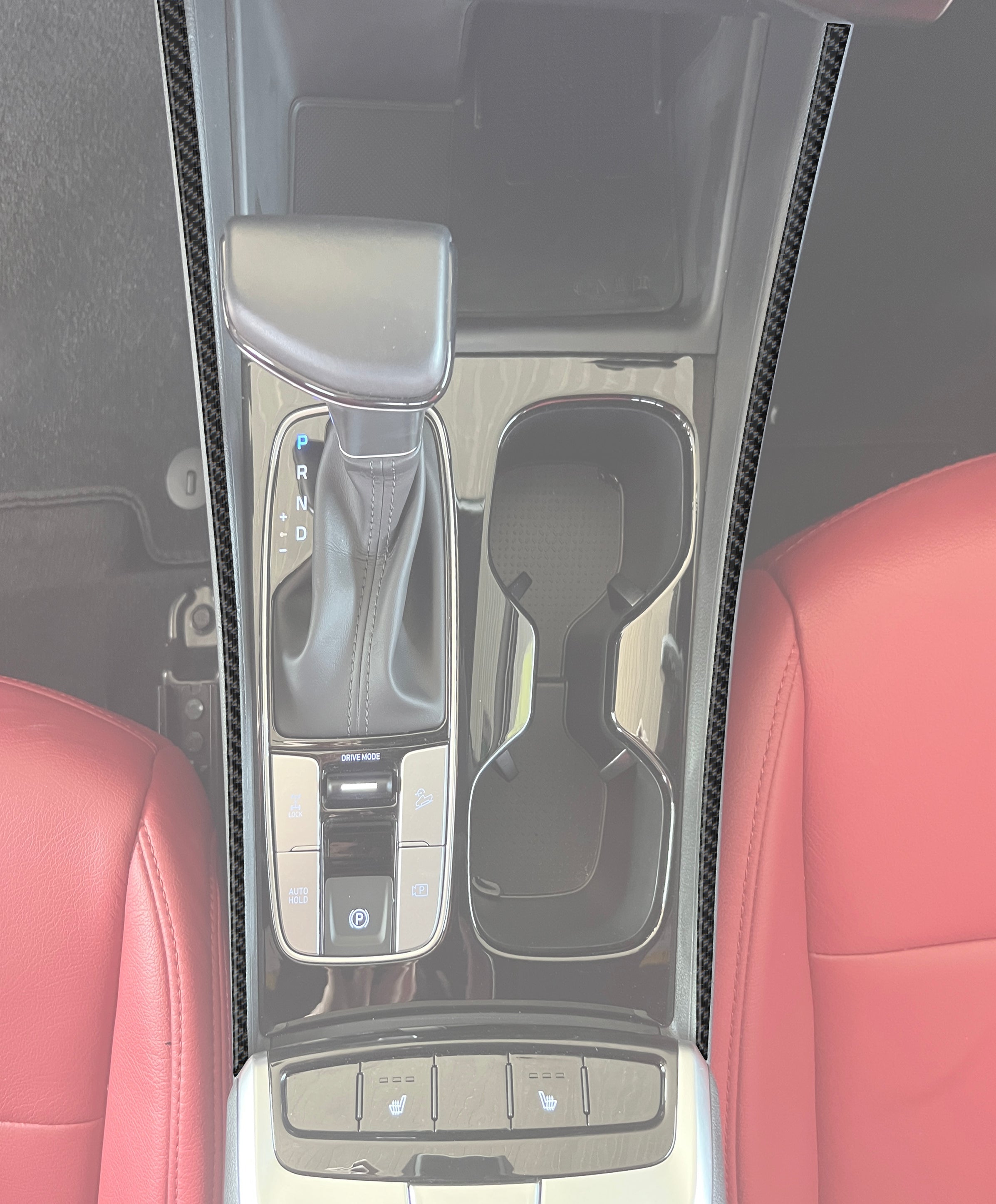 Center Console Line Accent Trim Fits 2022-2026 Hyundai Santa Cruz