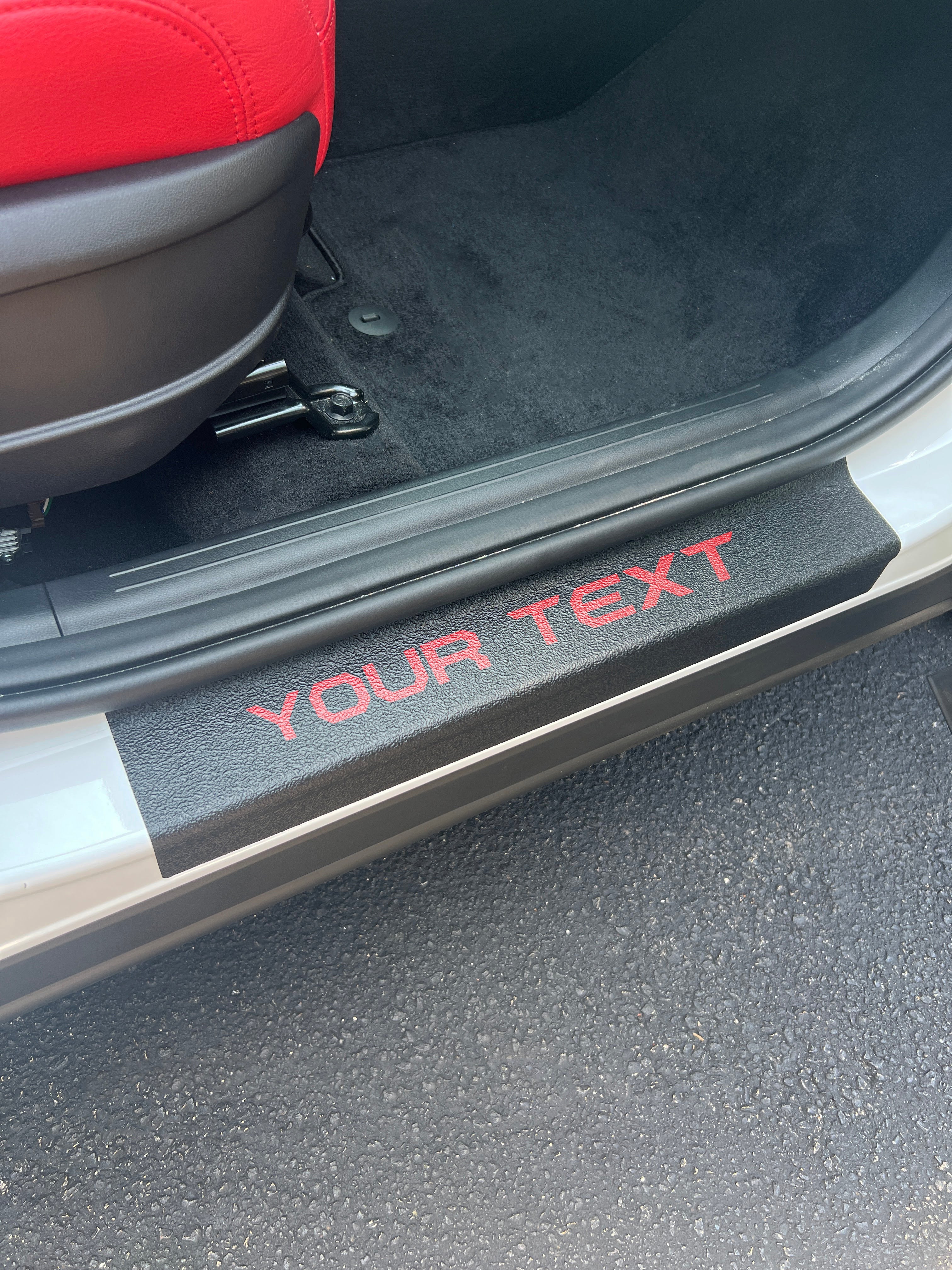 Textured Door Sill Overlays Fits 2022-2026 Hyundai Santa Cruz